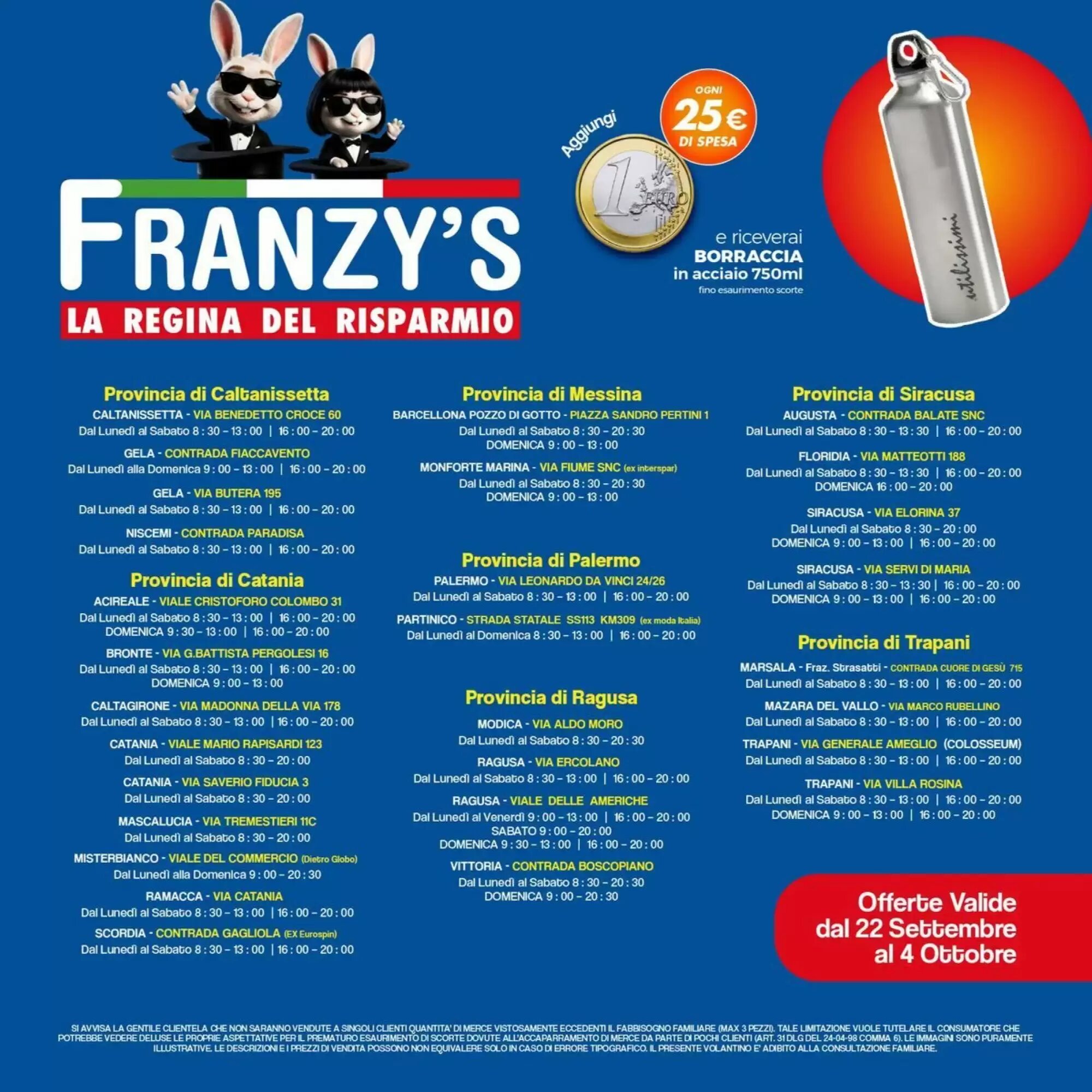 Volantino promozionale Franzy's  valide dal 28/09/2026 - Pagina 16.