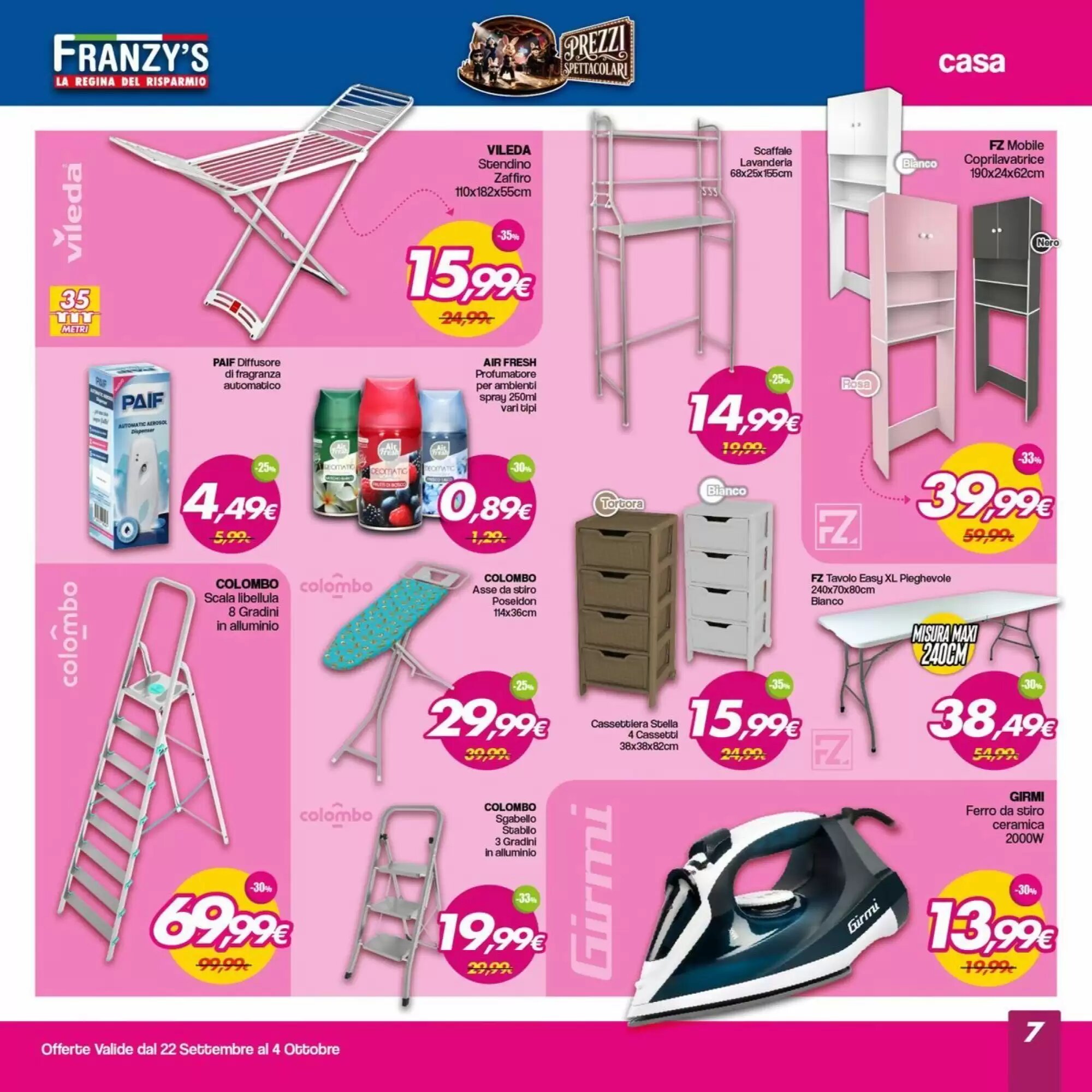 Volantino promozionale Franzy's  valide dal 28/09/2026 - Pagina 7.