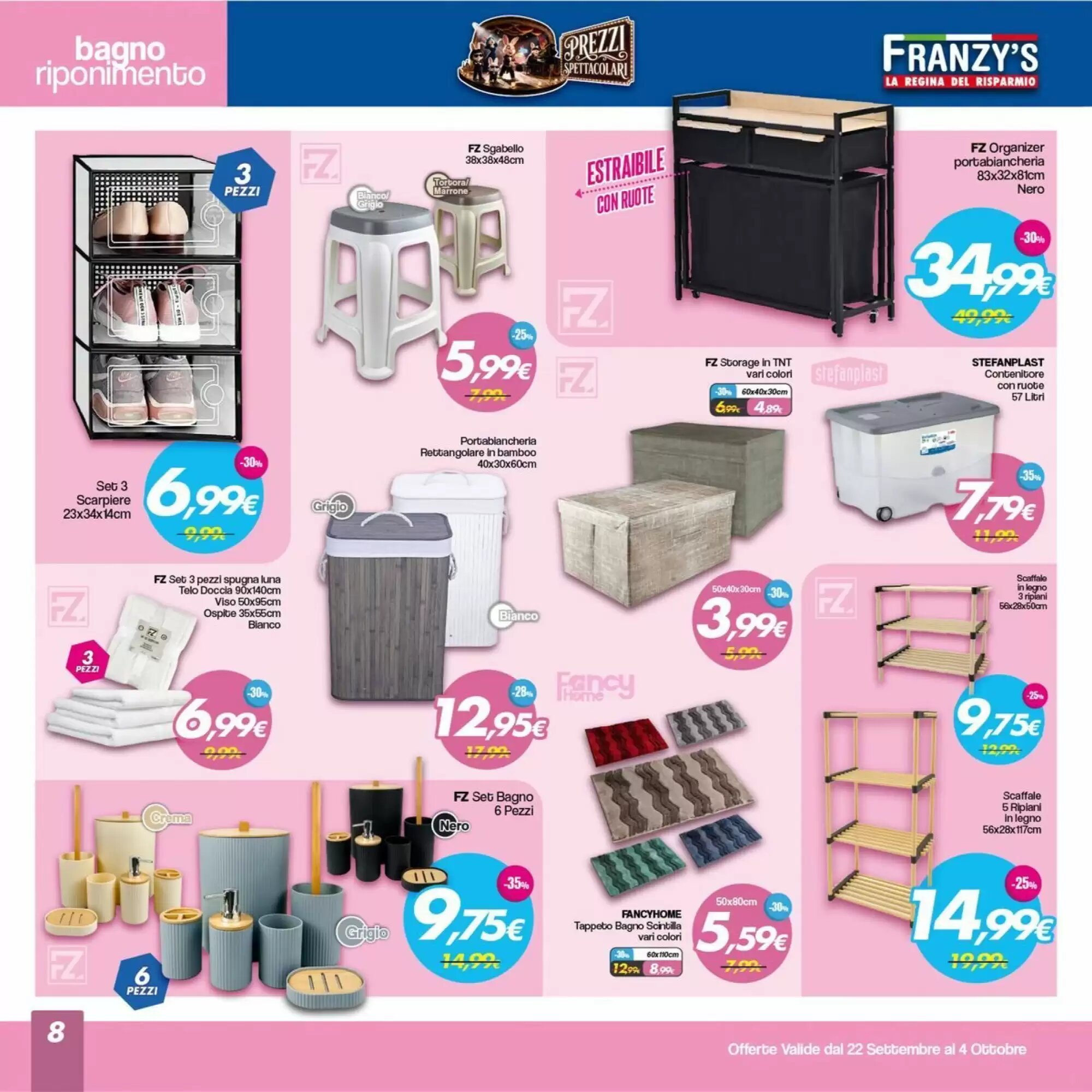 Volantino promozionale Franzy's  valide dal 28/09/2026 - Pagina 8.
