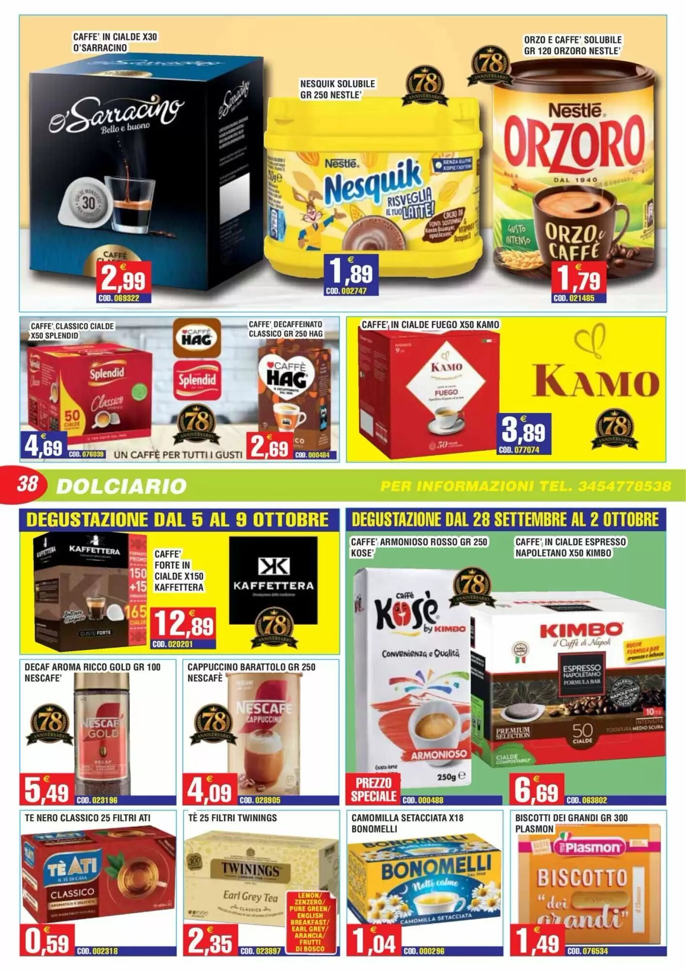 Volantino promozionale Immenso Cash  valide dal 28/09/2026 - Pagina 38.