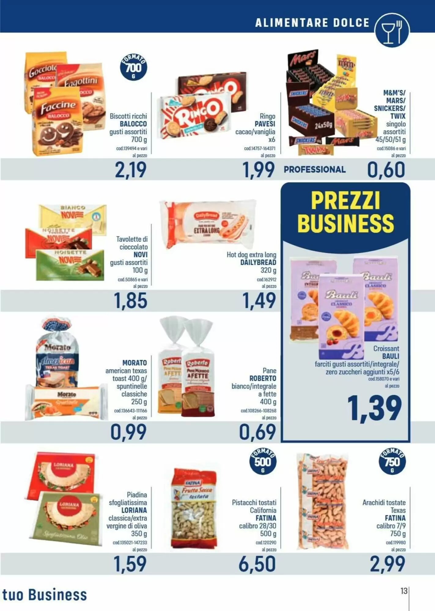 Volantino promozionale Talento Professional Store  valide dal 28/09/2026 - Pagina 13.