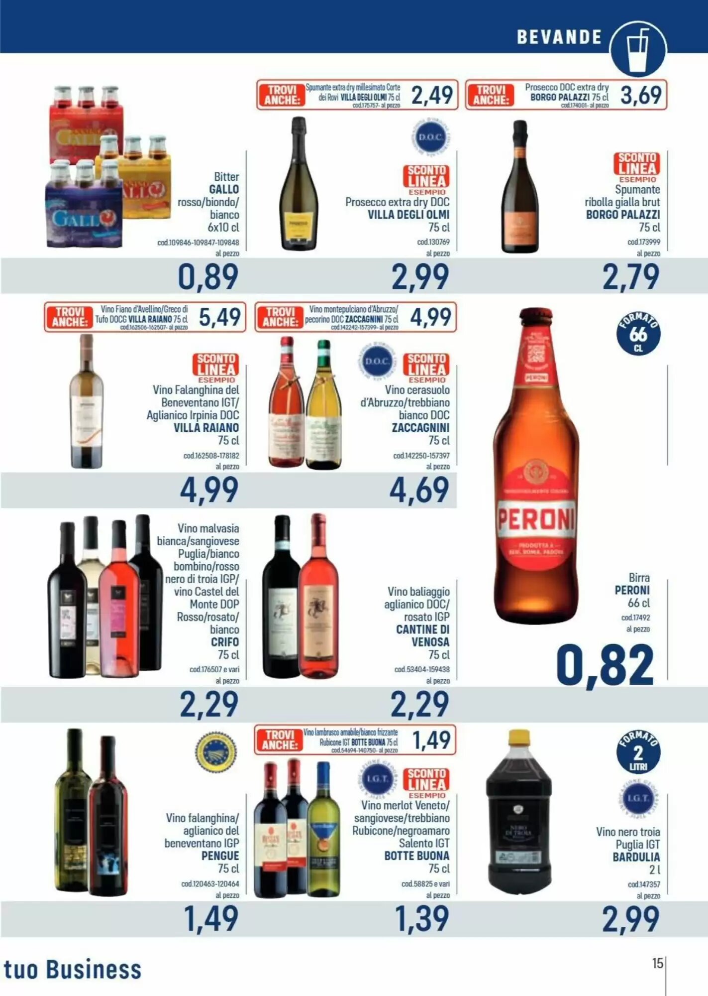 Volantino promozionale Talento Professional Store  valide dal 28/09/2026 - Pagina 15.