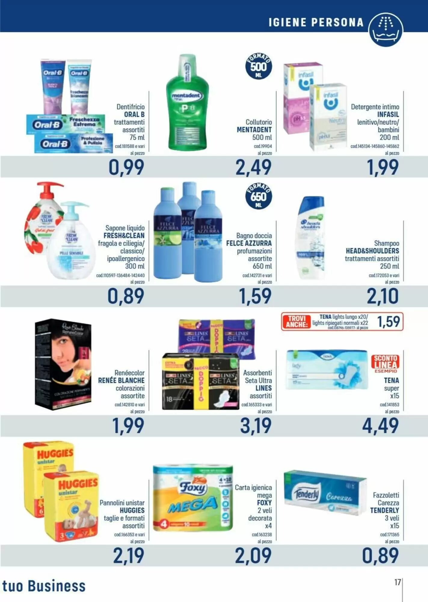 Volantino promozionale Talento Professional Store  valide dal 28/09/2026 - Pagina 17.