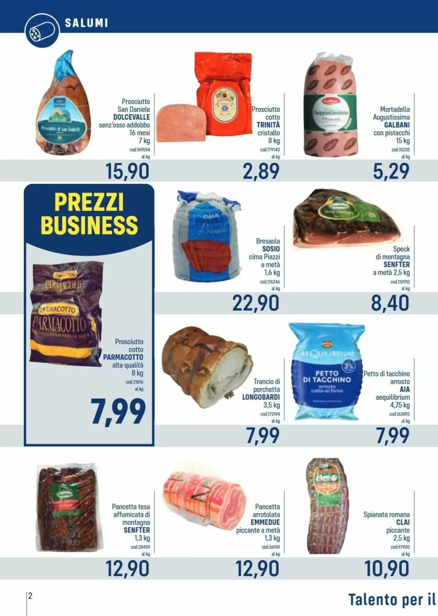 Volantino promozionale Talento Professional Store  valide dal 28/09/2026 - Pagina 2.