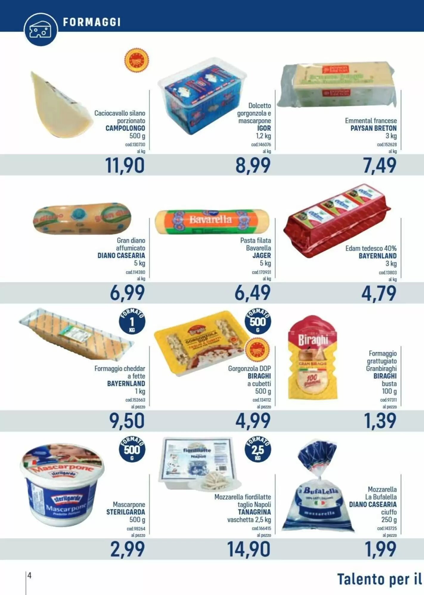 Volantino promozionale Talento Professional Store  valide dal 28/09/2026 - Pagina 4.