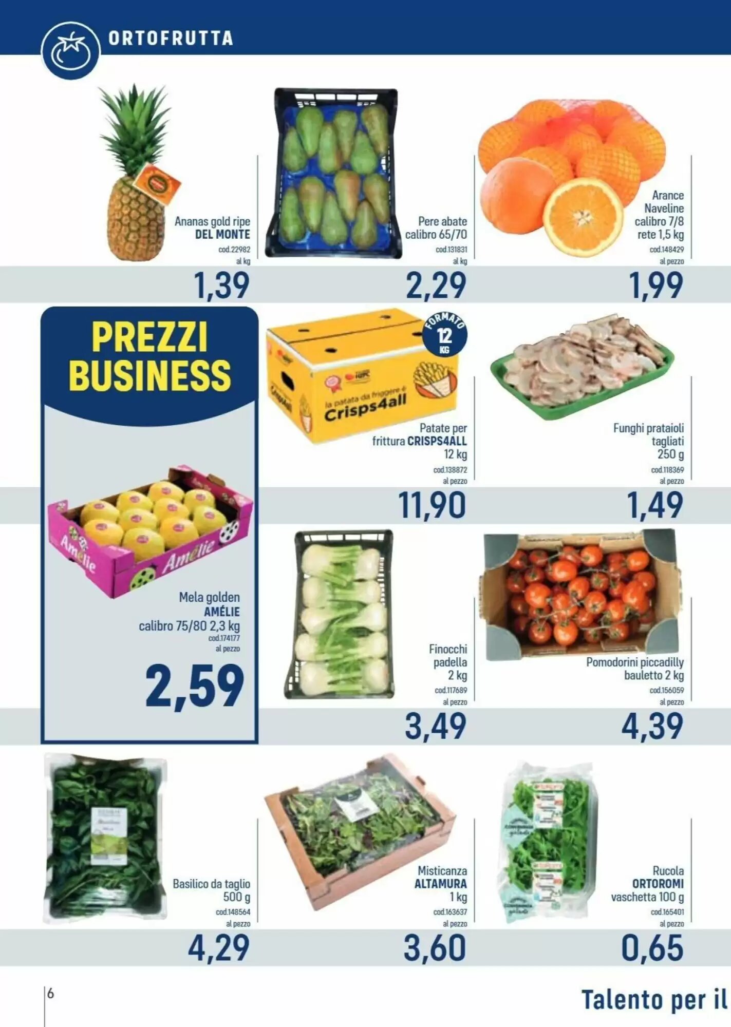 Volantino promozionale Talento Professional Store  valide dal 28/09/2026 - Pagina 6.