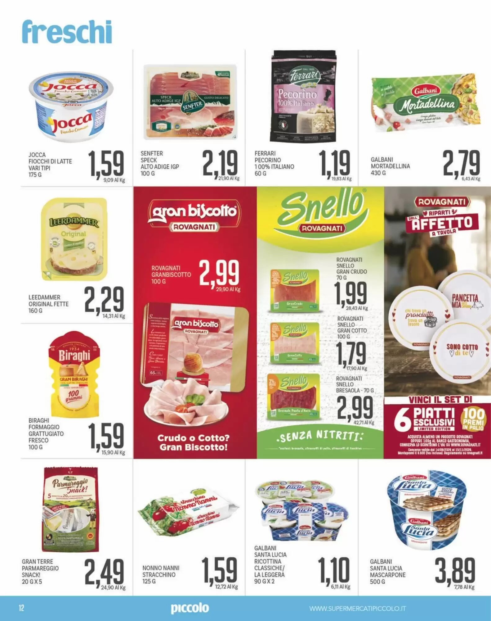 Volantino promozionale Supermercati Piccolo  valide dal 28/09/2026 - Pagina 12.