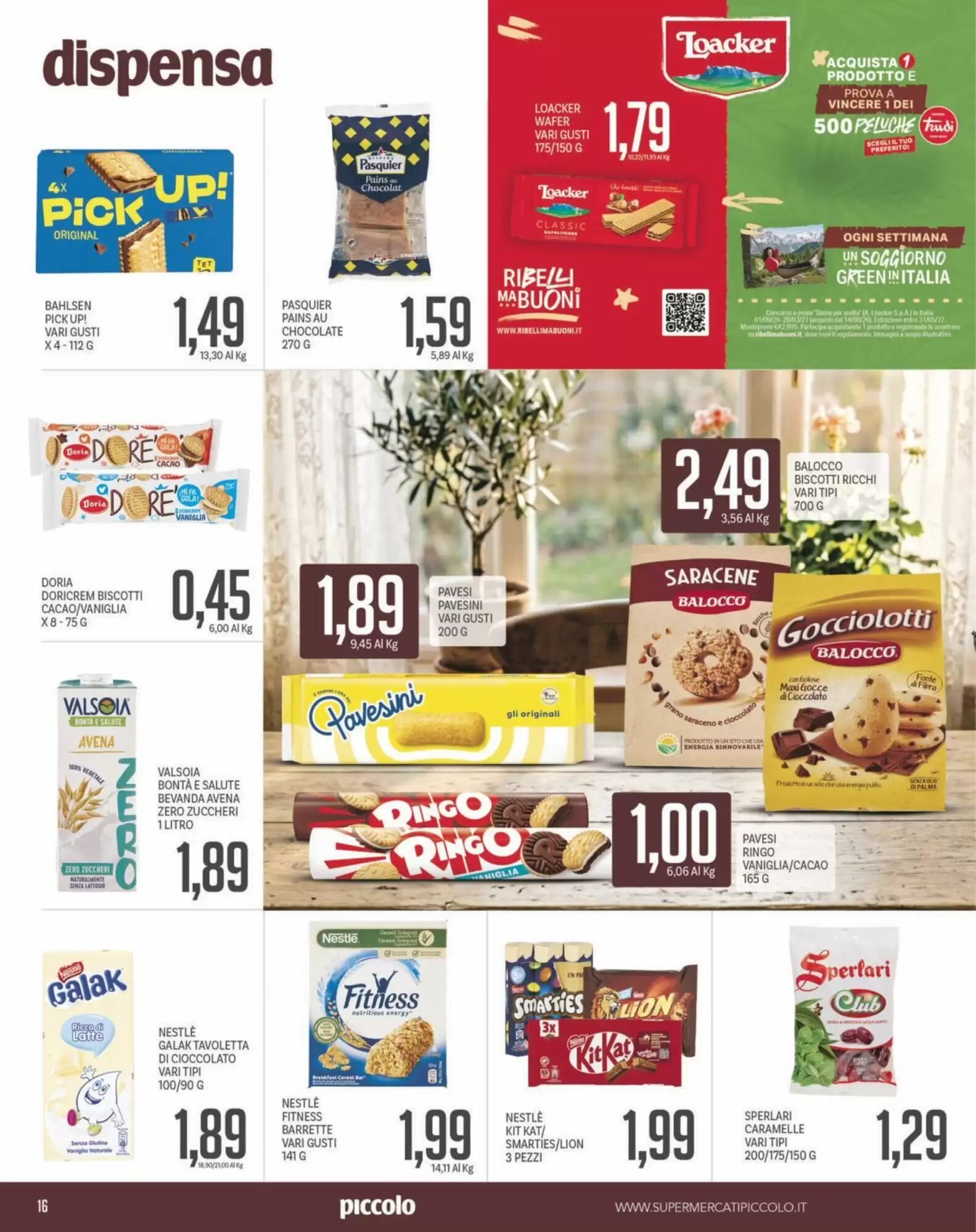 Volantino promozionale Supermercati Piccolo  valide dal 28/09/2026 - Pagina 16.