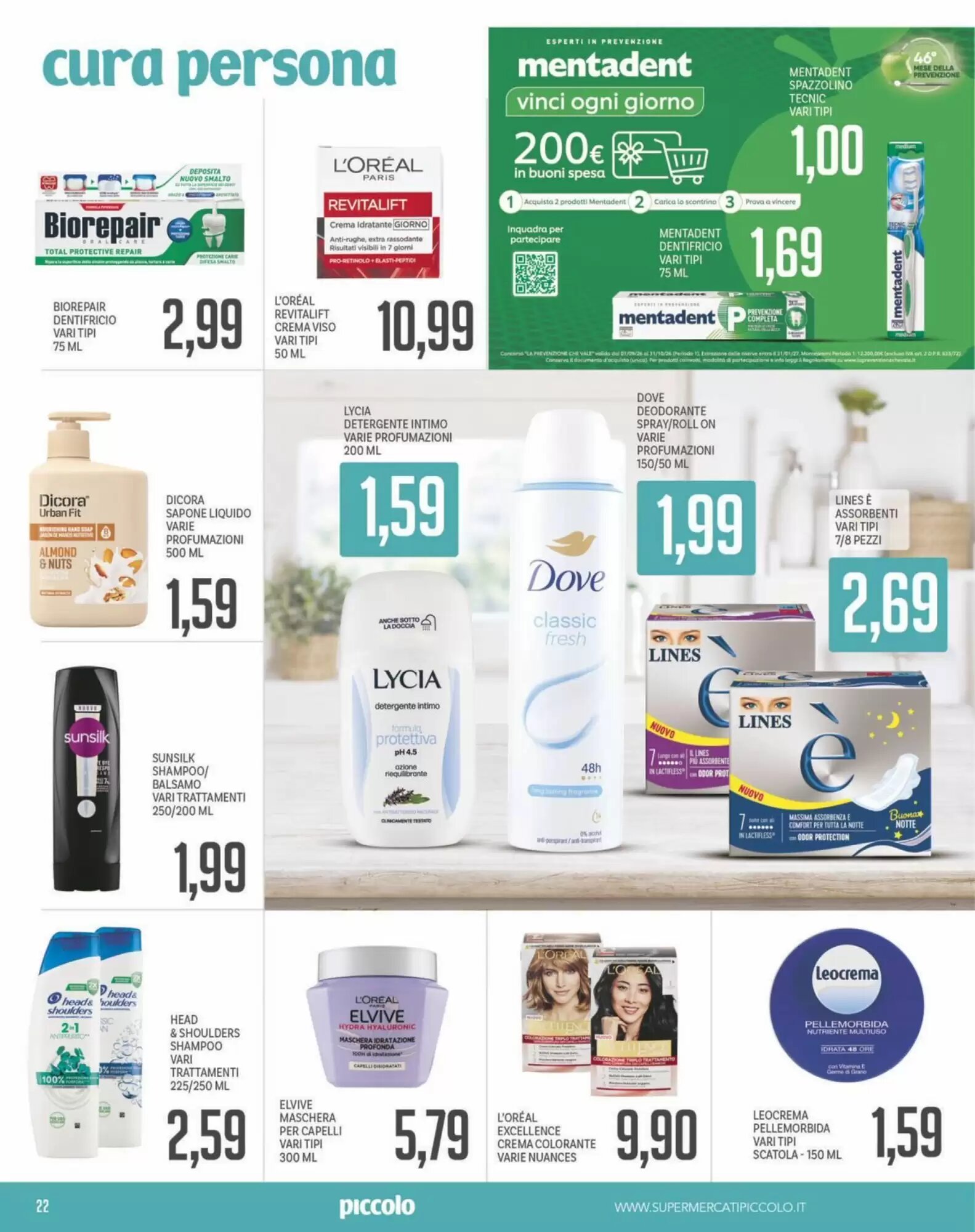Volantino promozionale Supermercati Piccolo  valide dal 28/09/2026 - Pagina 22.