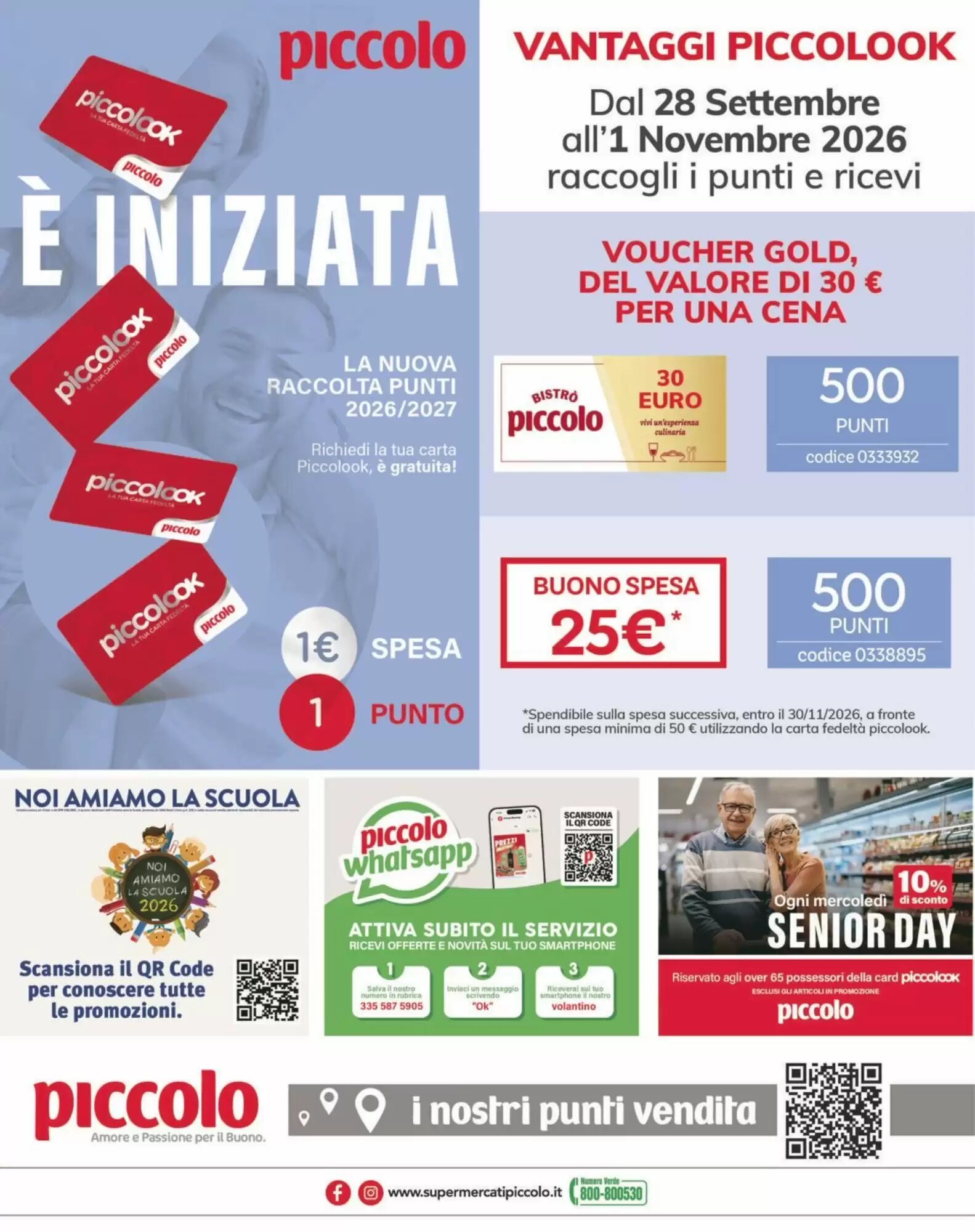 Volantino promozionale Supermercati Piccolo  valide dal 28/09/2026 - Pagina 24.