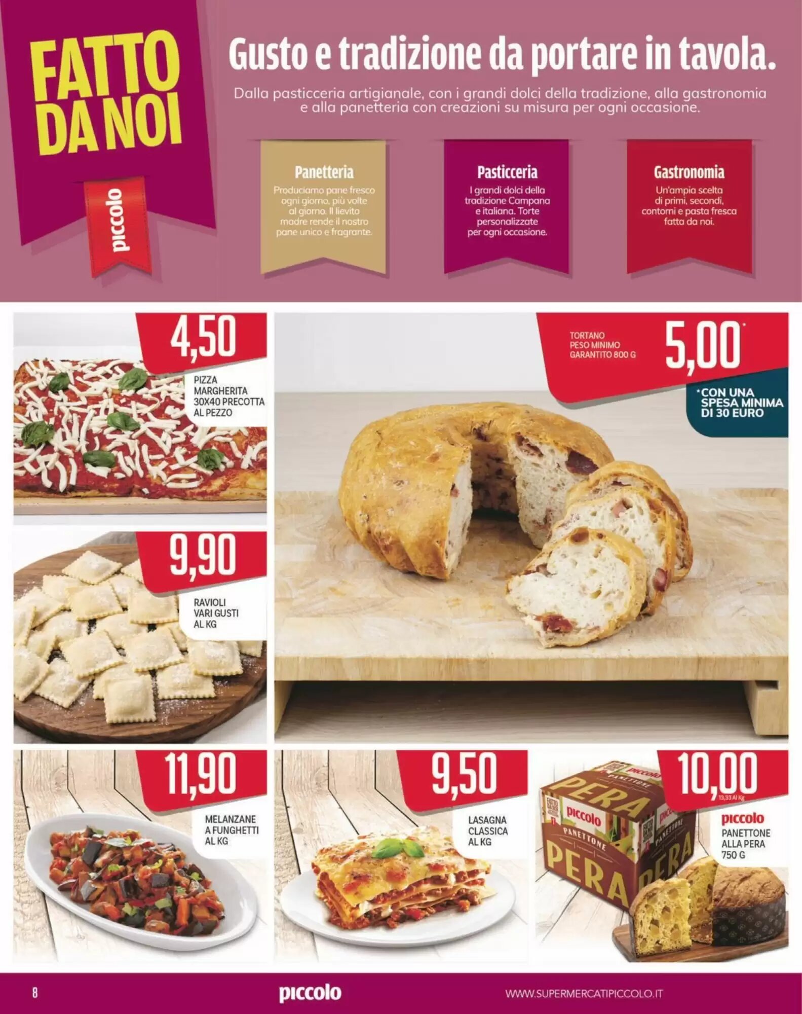 Volantino promozionale Supermercati Piccolo  valide dal 28/09/2026 - Pagina 8.