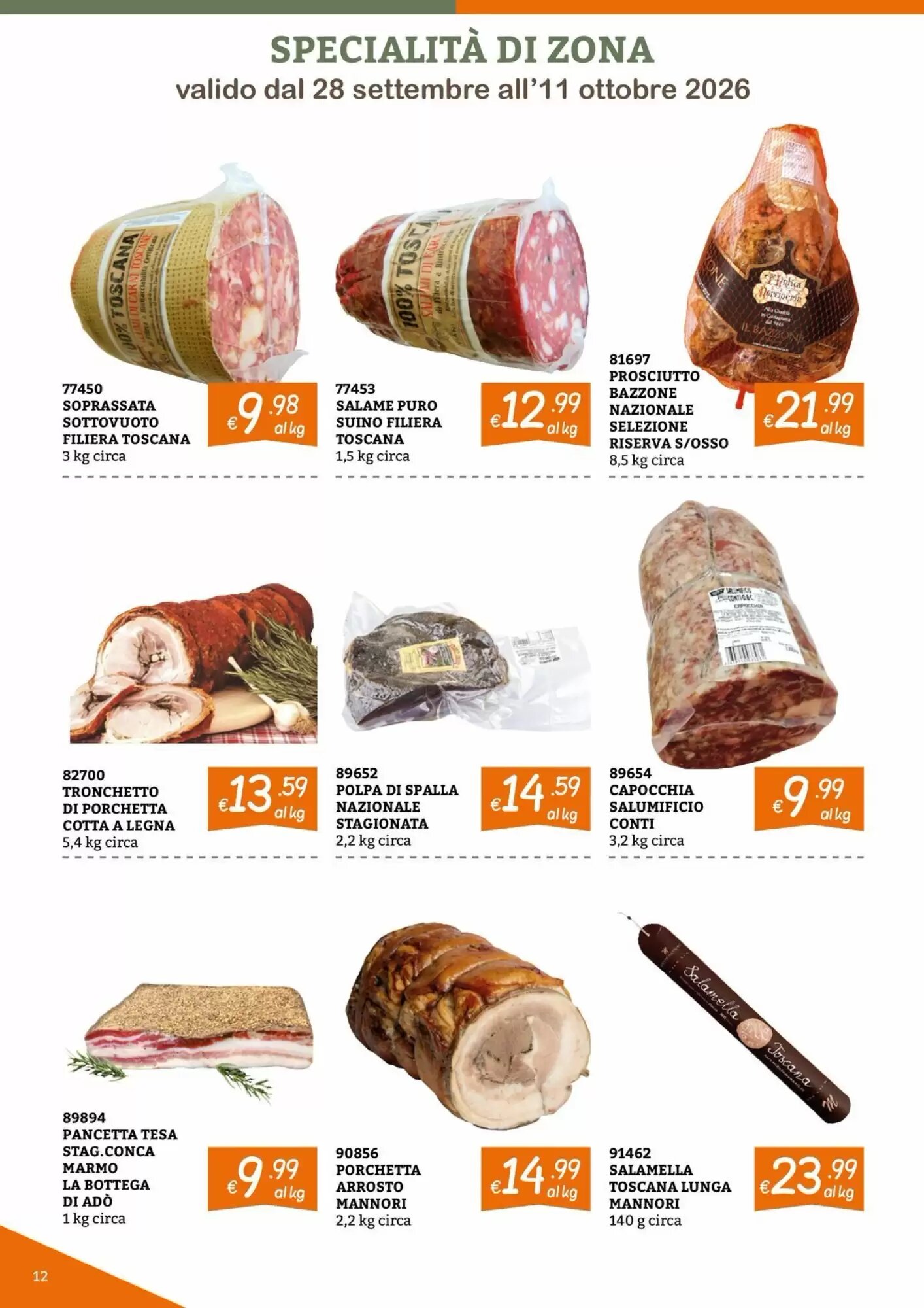 Volantino promozionale Zona  valide dal 28/09/2026 - Pagina 12.