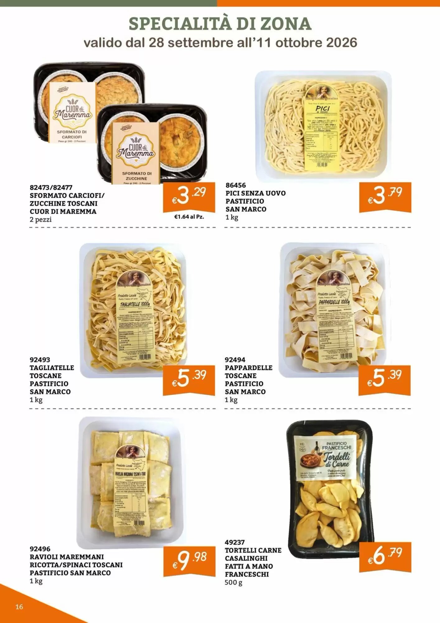 Volantino promozionale Zona  valide dal 28/09/2026 - Pagina 16.