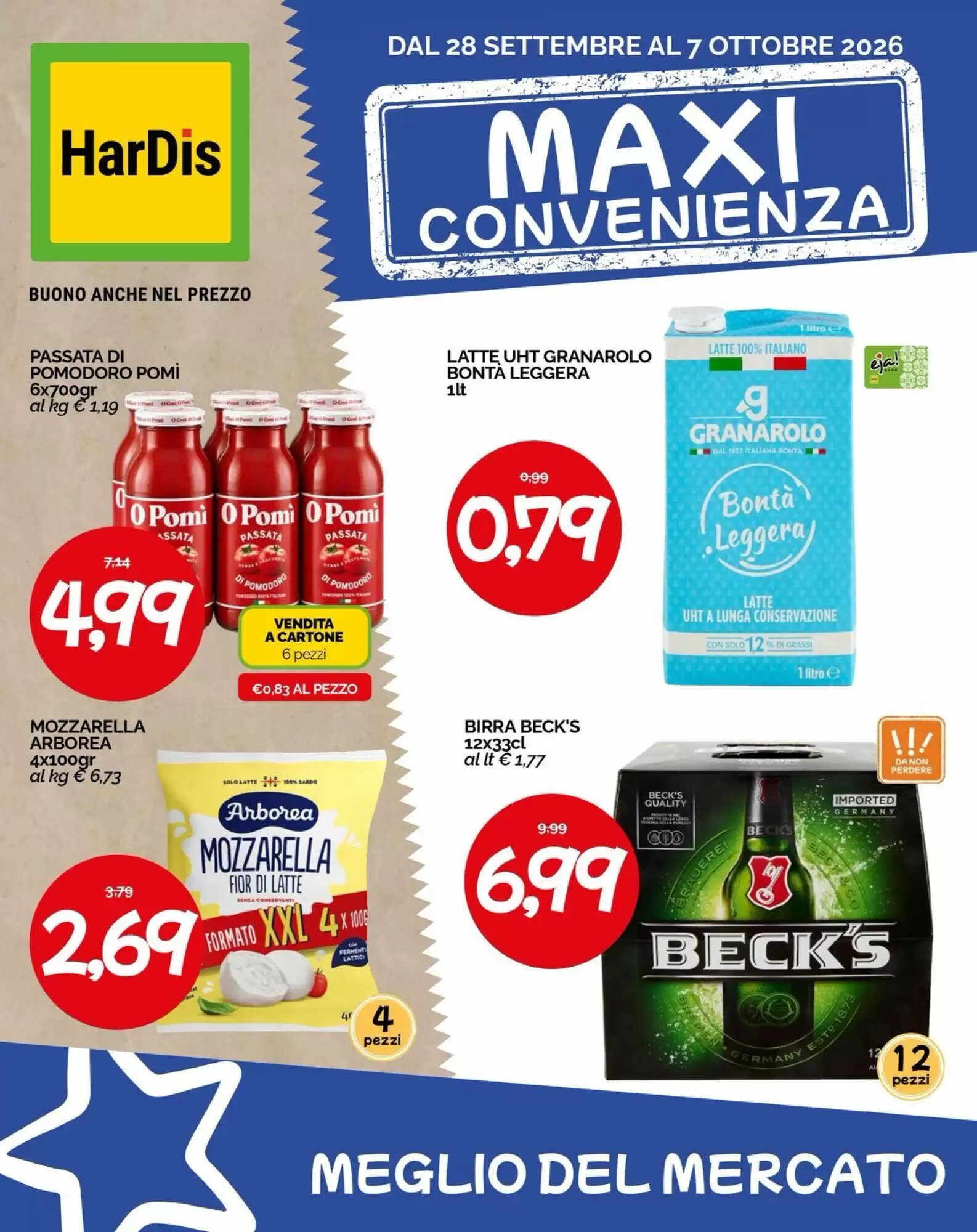 Volantino promozionale Hardis valide dal 28/09/2026 - Pagina 1.