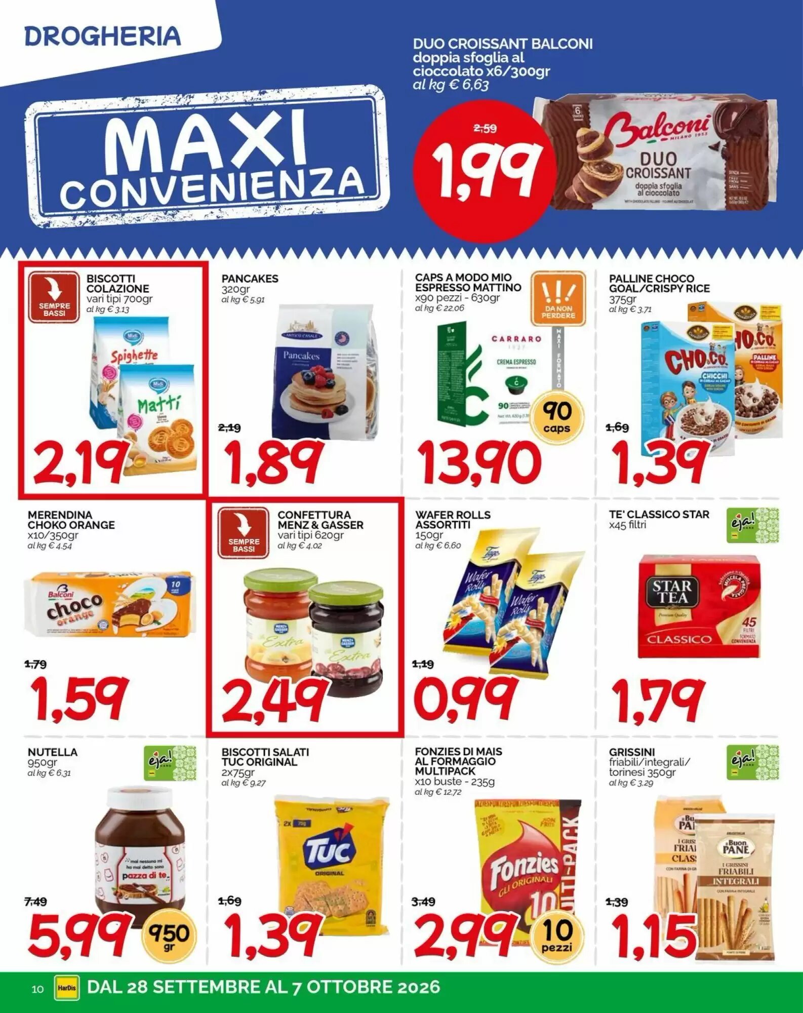 Volantino promozionale Hardis  valide dal 28/09/2026 - Pagina 10.