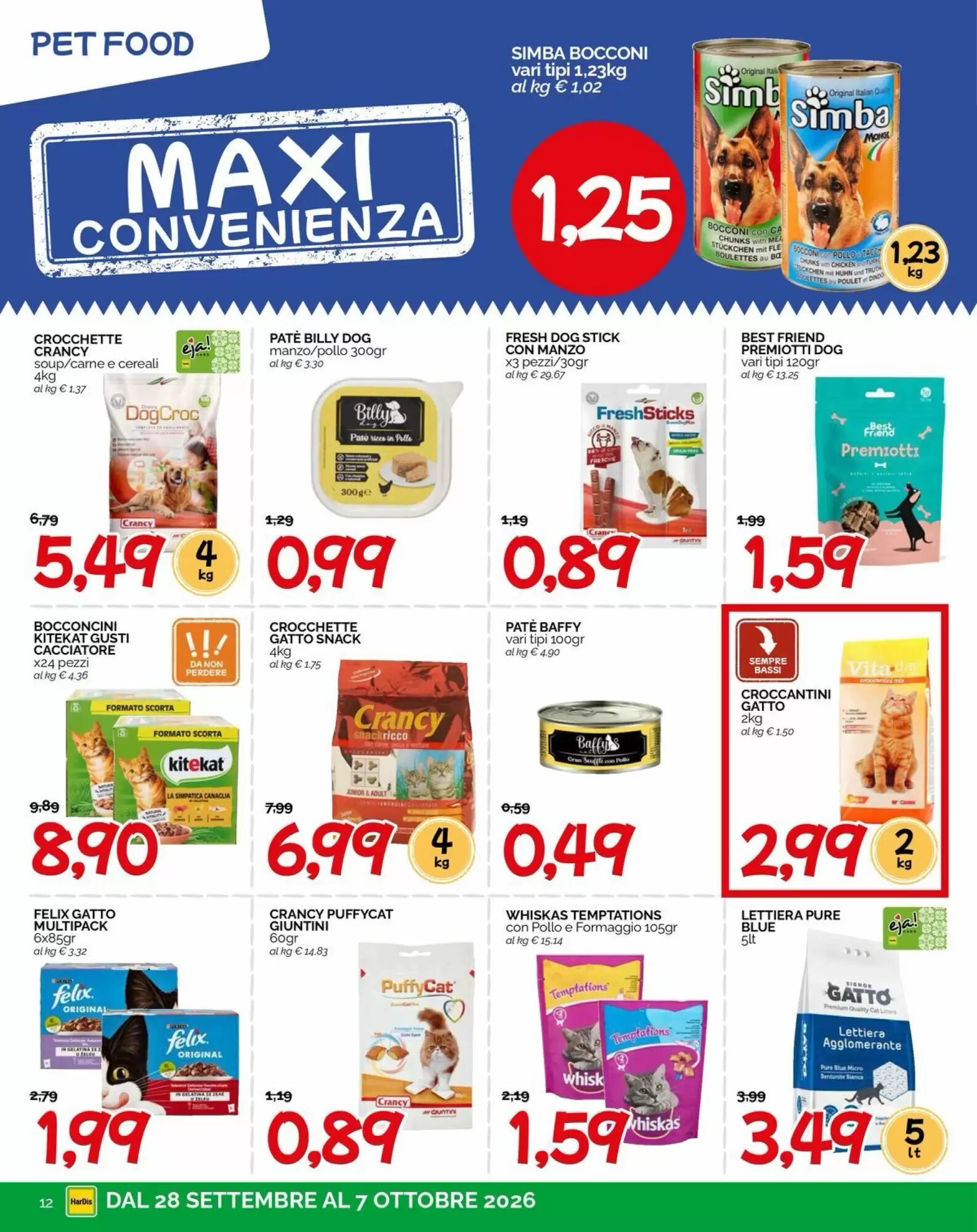 Volantino promozionale Hardis  valide dal 28/09/2026 - Pagina 12.