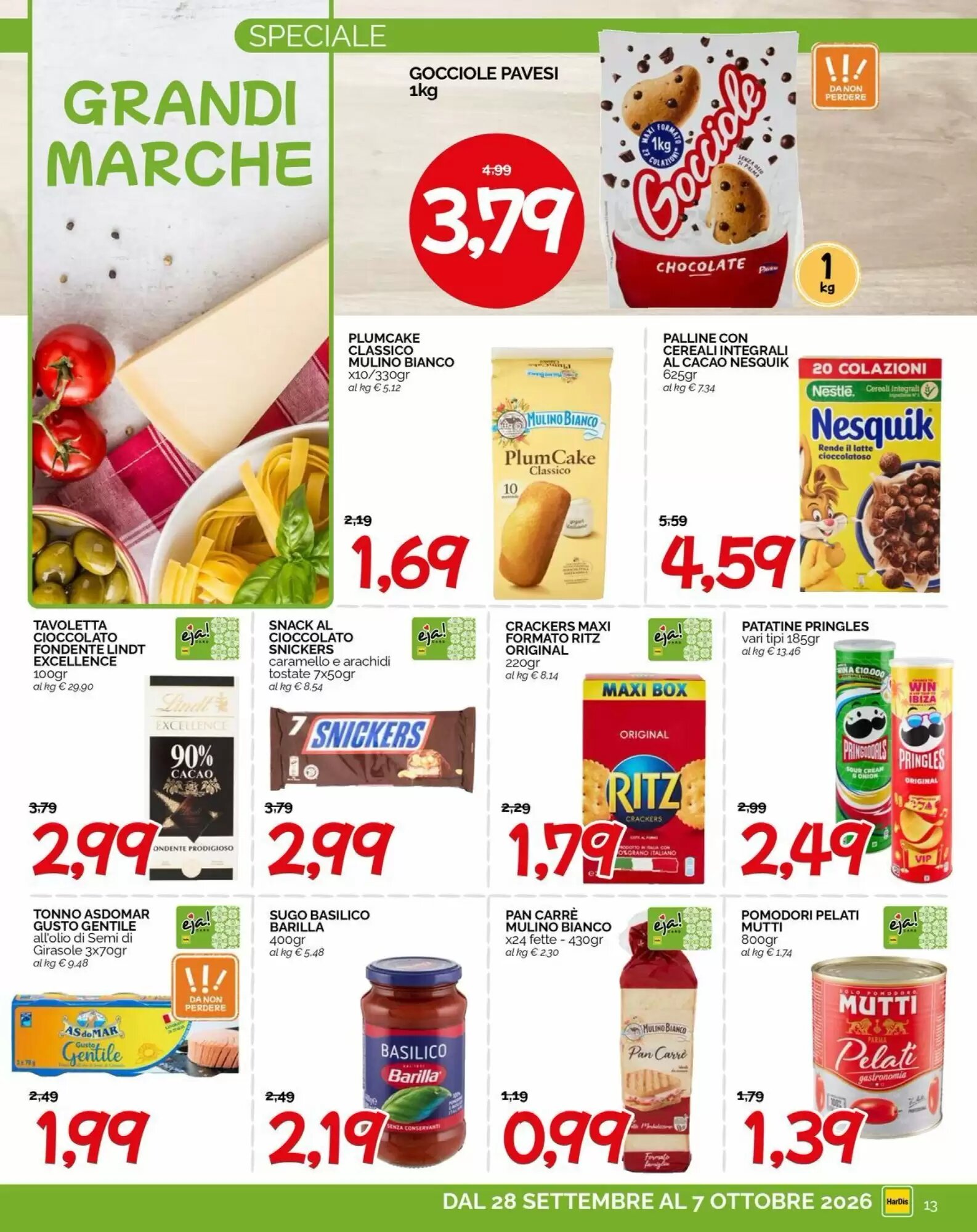Volantino promozionale Hardis  valide dal 28/09/2026 - Pagina 13.