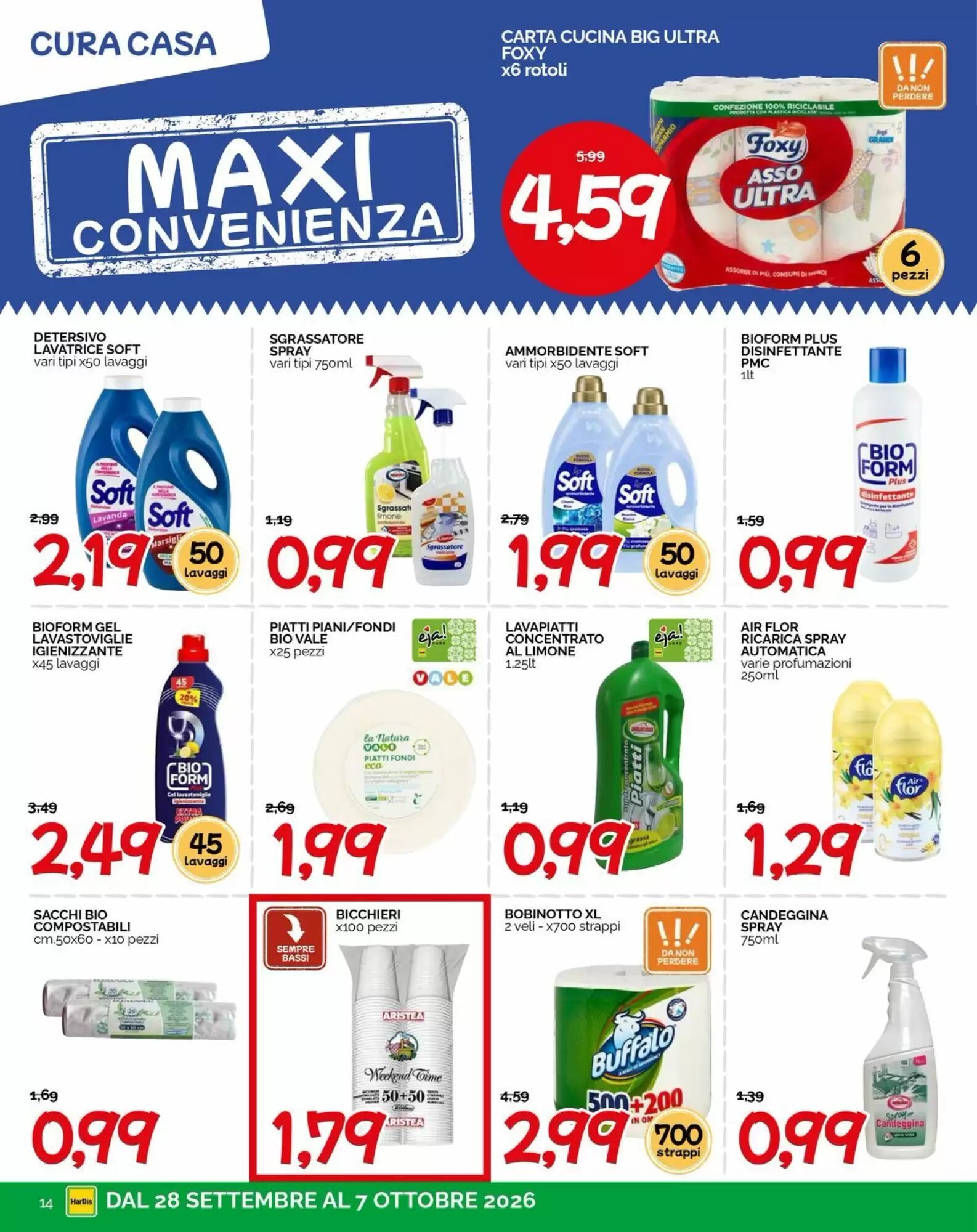 Volantino promozionale Hardis  valide dal 28/09/2026 - Pagina 14.