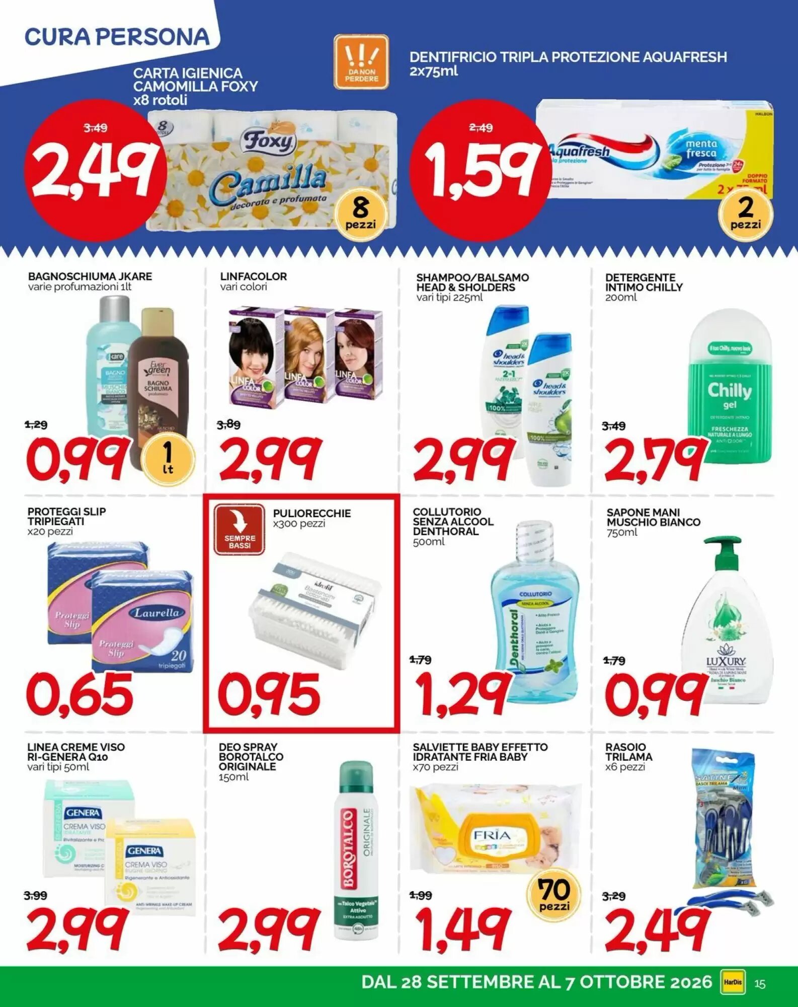 Volantino promozionale Hardis  valide dal 28/09/2026 - Pagina 15.