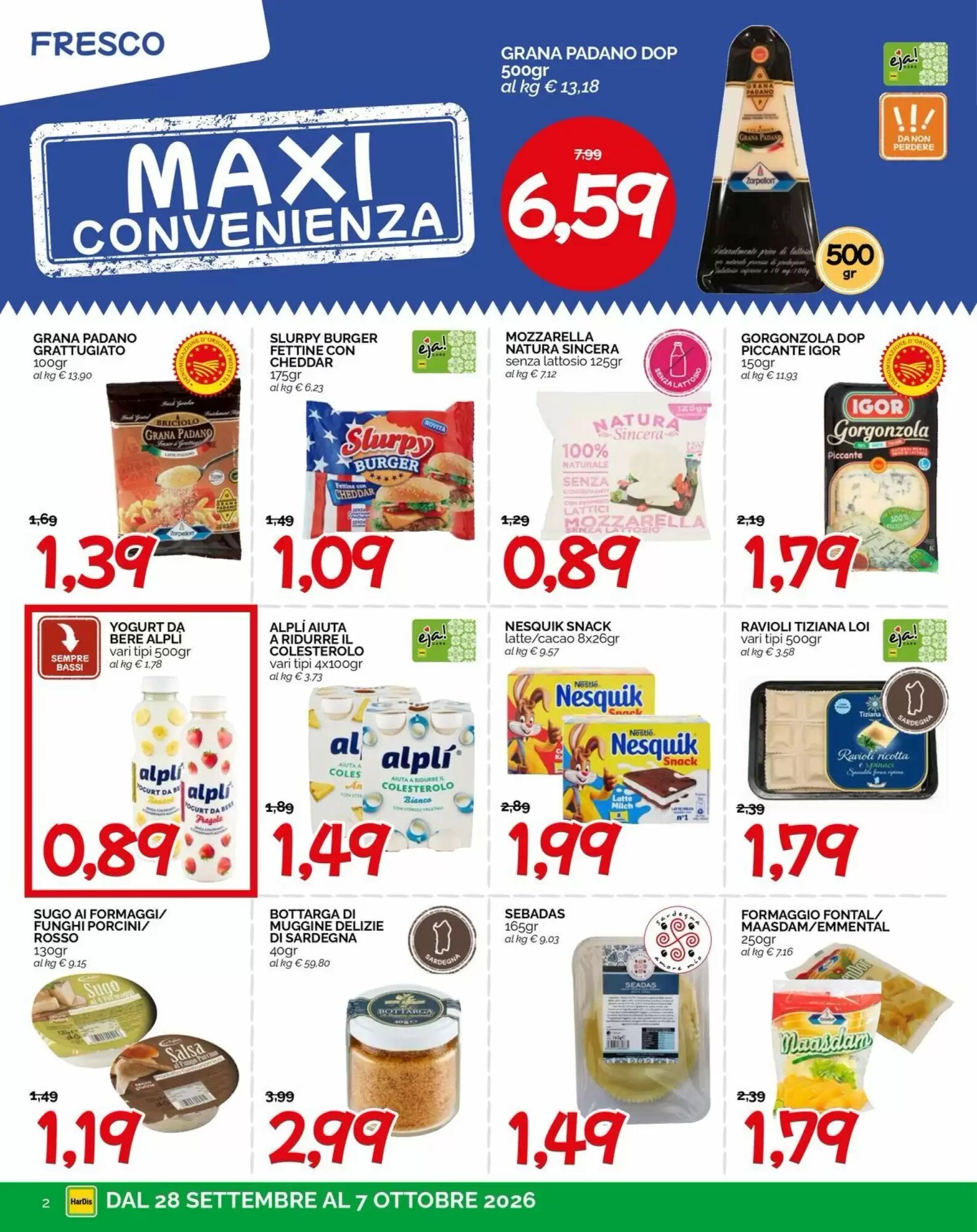 Volantino promozionale Hardis  valide dal 28/09/2026 - Pagina 2.