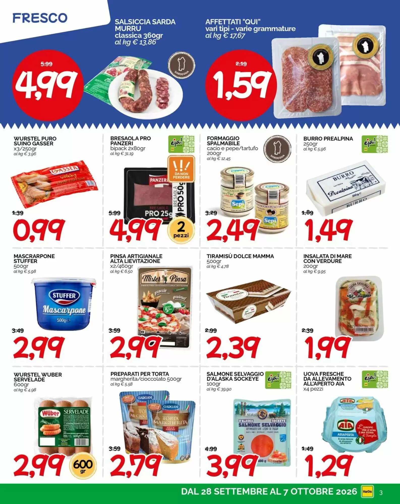 Volantino promozionale Hardis  valide dal 28/09/2026 - Pagina 3.