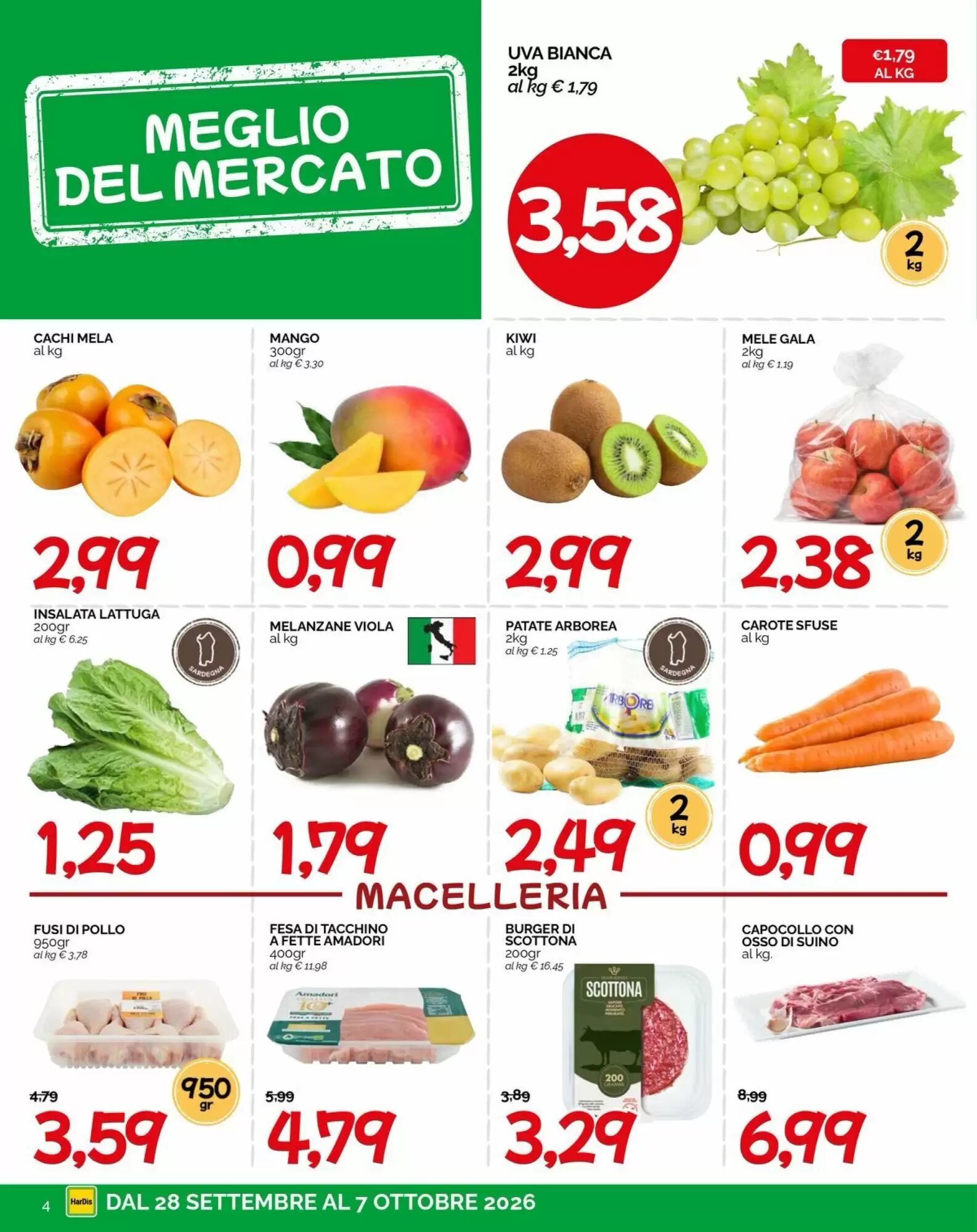 Volantino promozionale Hardis  valide dal 28/09/2026 - Pagina 4.