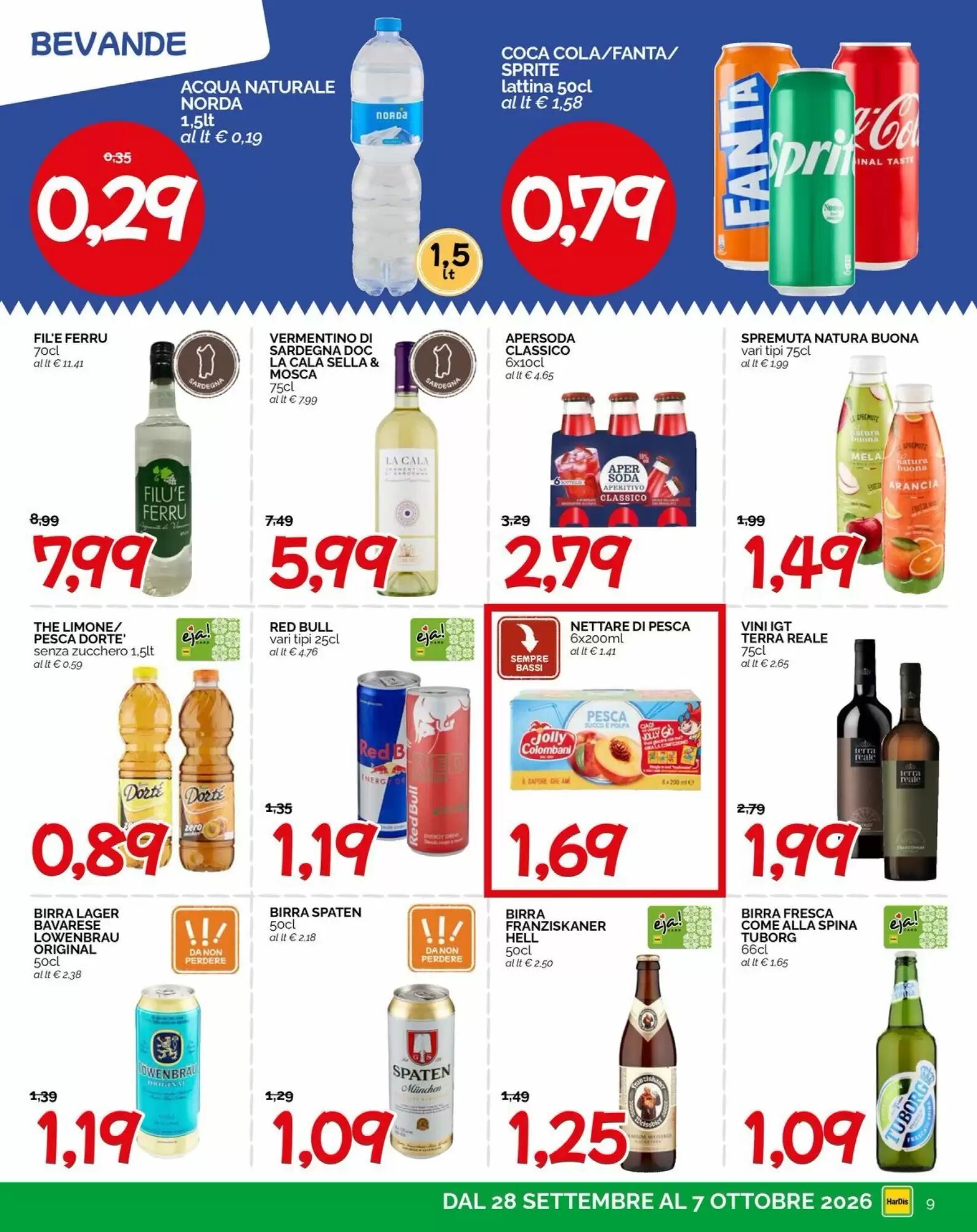 Volantino promozionale Hardis  valide dal 28/09/2026 - Pagina 9.