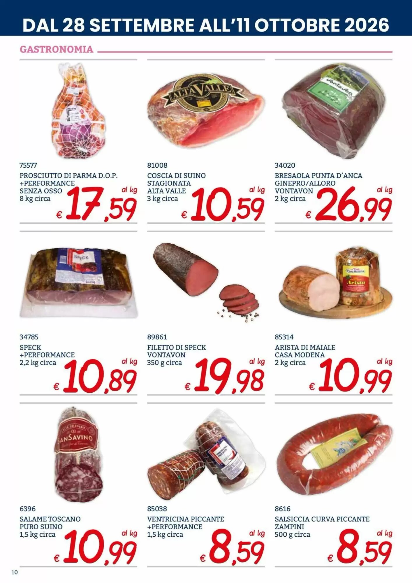 Volantino promozionale Zona  valide dal 28/09/2026 - Pagina 10.
