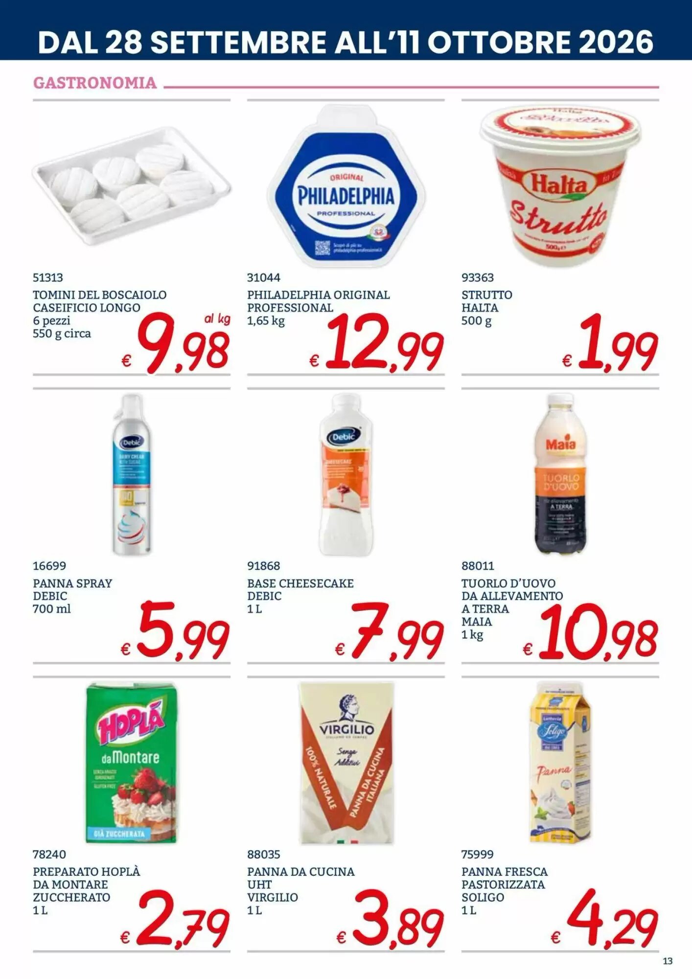 Volantino promozionale Zona  valide dal 28/09/2026 - Pagina 13.