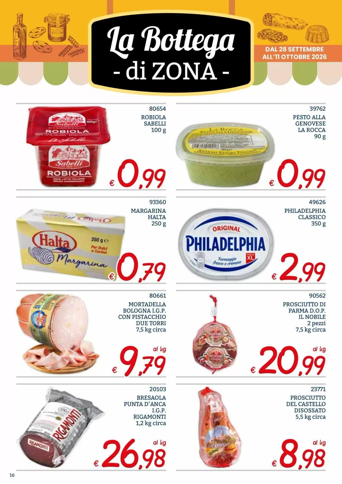 Volantino promozionale Zona  valide dal 28/09/2026 - Pagina 16.