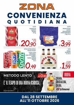 Volantino promozionale Zona  valide dal 28/09/2026