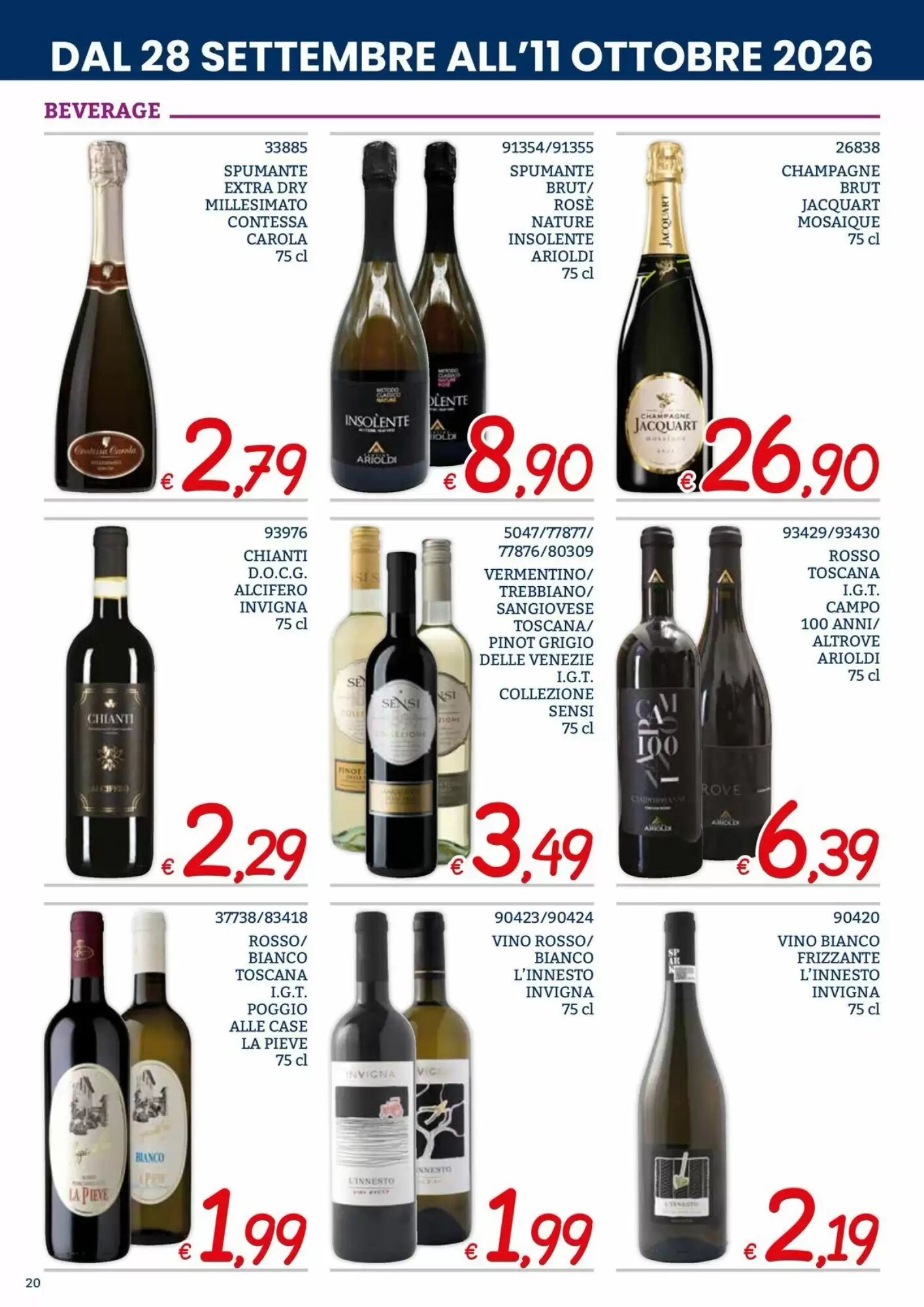 Volantino promozionale Zona  valide dal 28/09/2026 - Pagina 20.