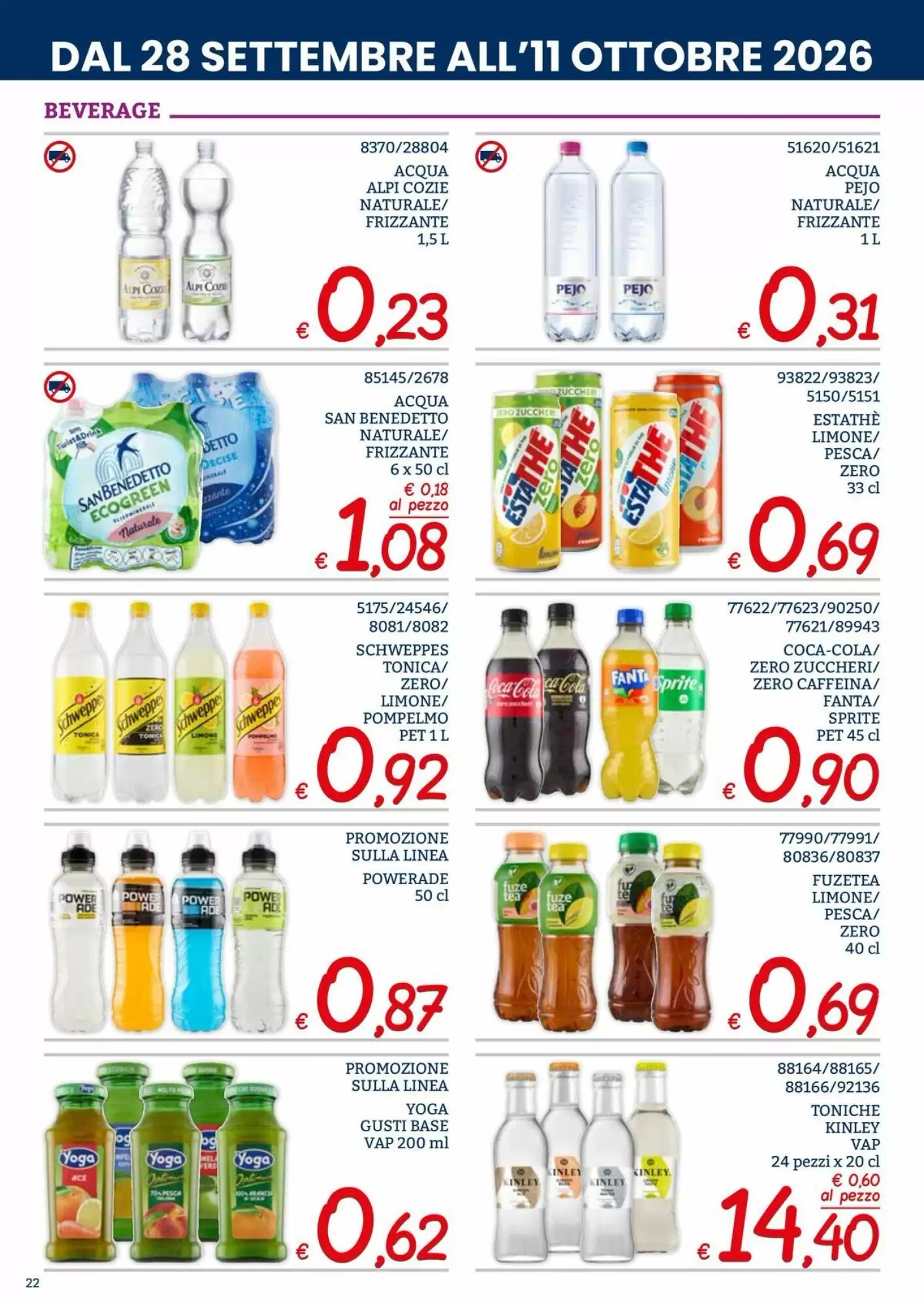 Volantino promozionale Zona  valide dal 28/09/2026 - Pagina 22.