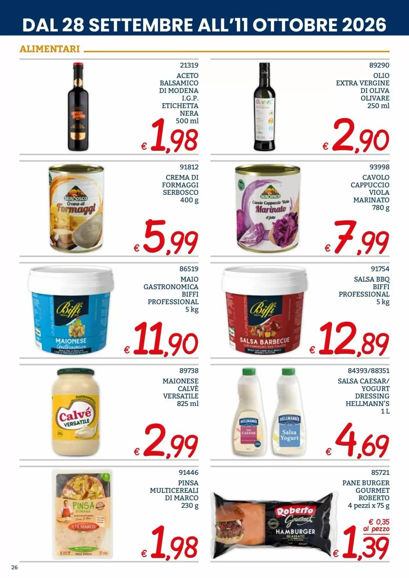 Volantino promozionale Zona  valide dal 28/09/2026 - Pagina 26.