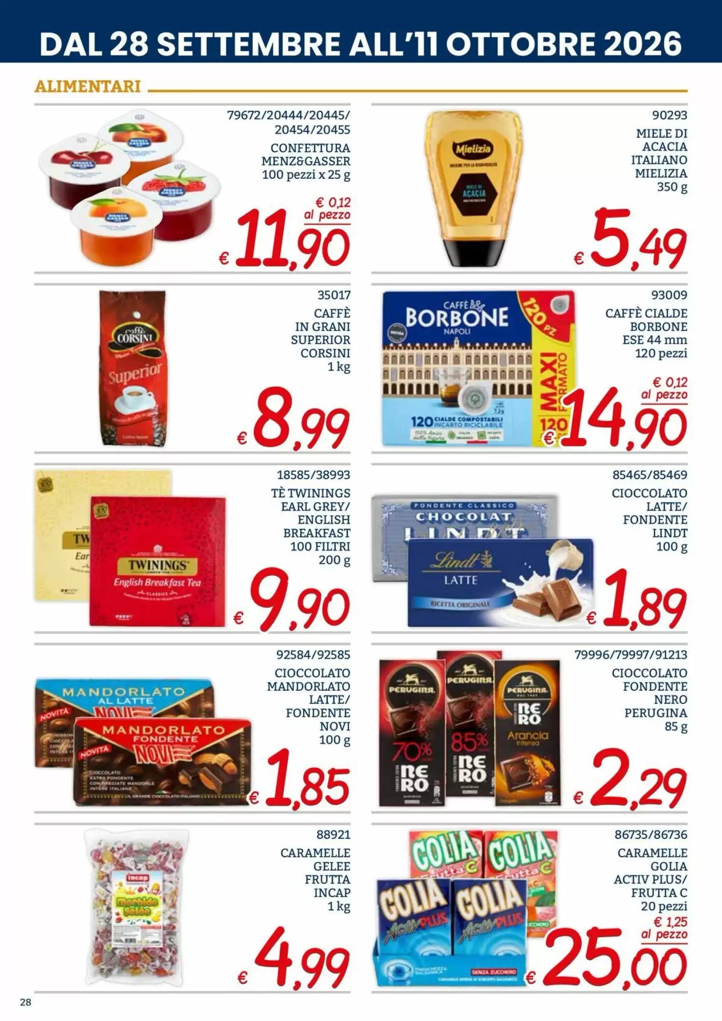 Volantino promozionale Zona  valide dal 28/09/2026 - Pagina 28.