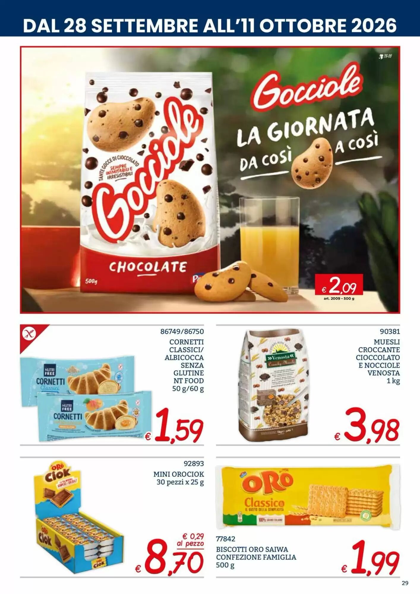 Volantino promozionale Zona  valide dal 28/09/2026 - Pagina 29.