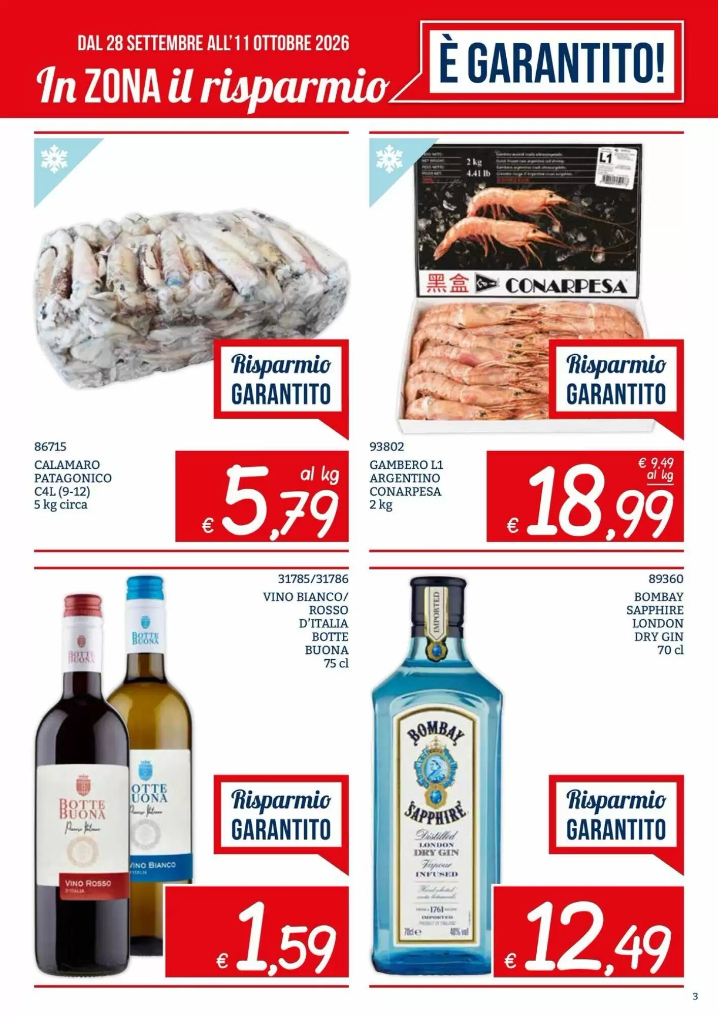 Volantino promozionale Zona  valide dal 28/09/2026 - Pagina 3.