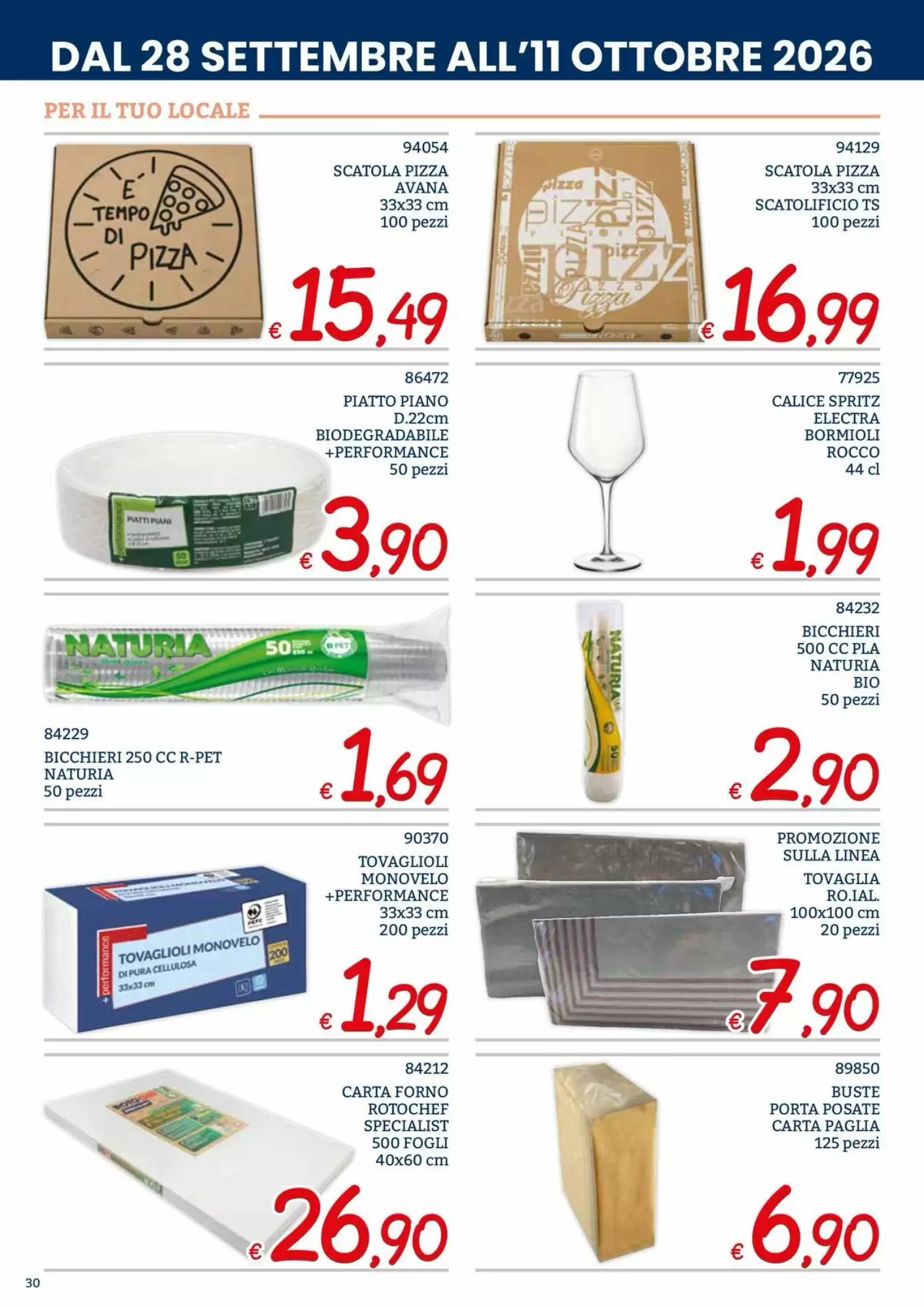 Volantino promozionale Zona  valide dal 28/09/2026 - Pagina 30.