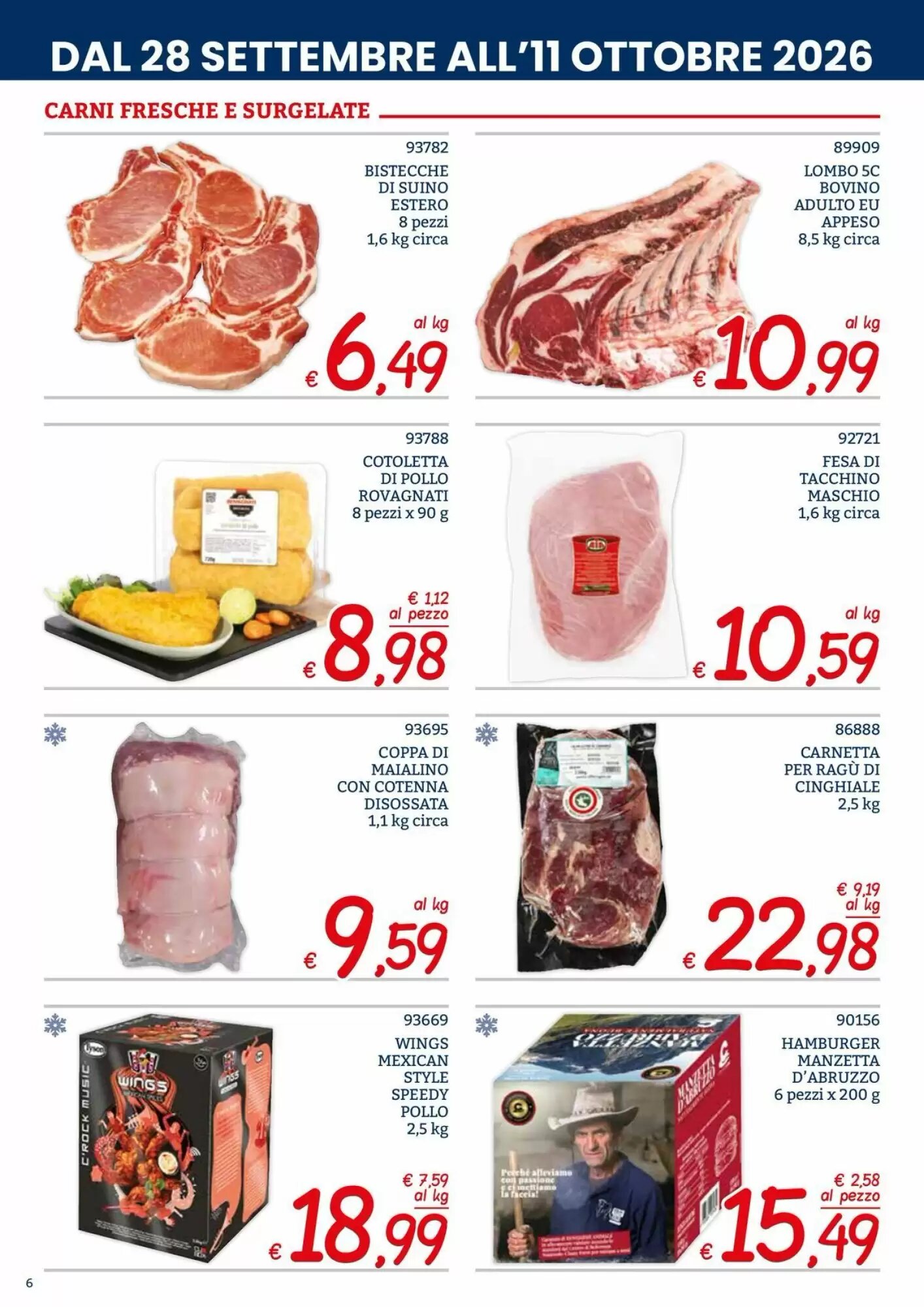 Volantino promozionale Zona  valide dal 28/09/2026 - Pagina 6.