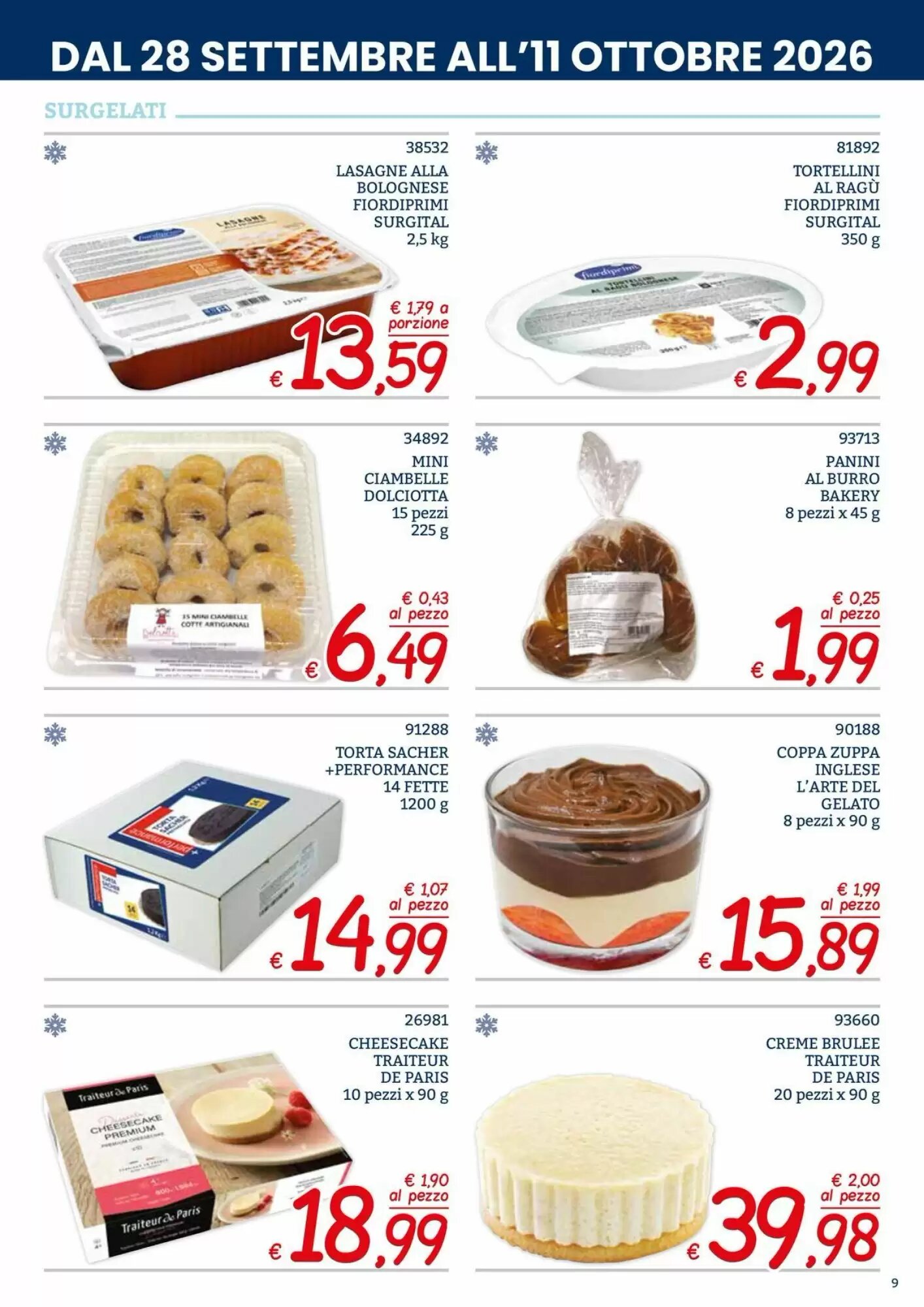 Volantino promozionale Zona  valide dal 28/09/2026 - Pagina 9.