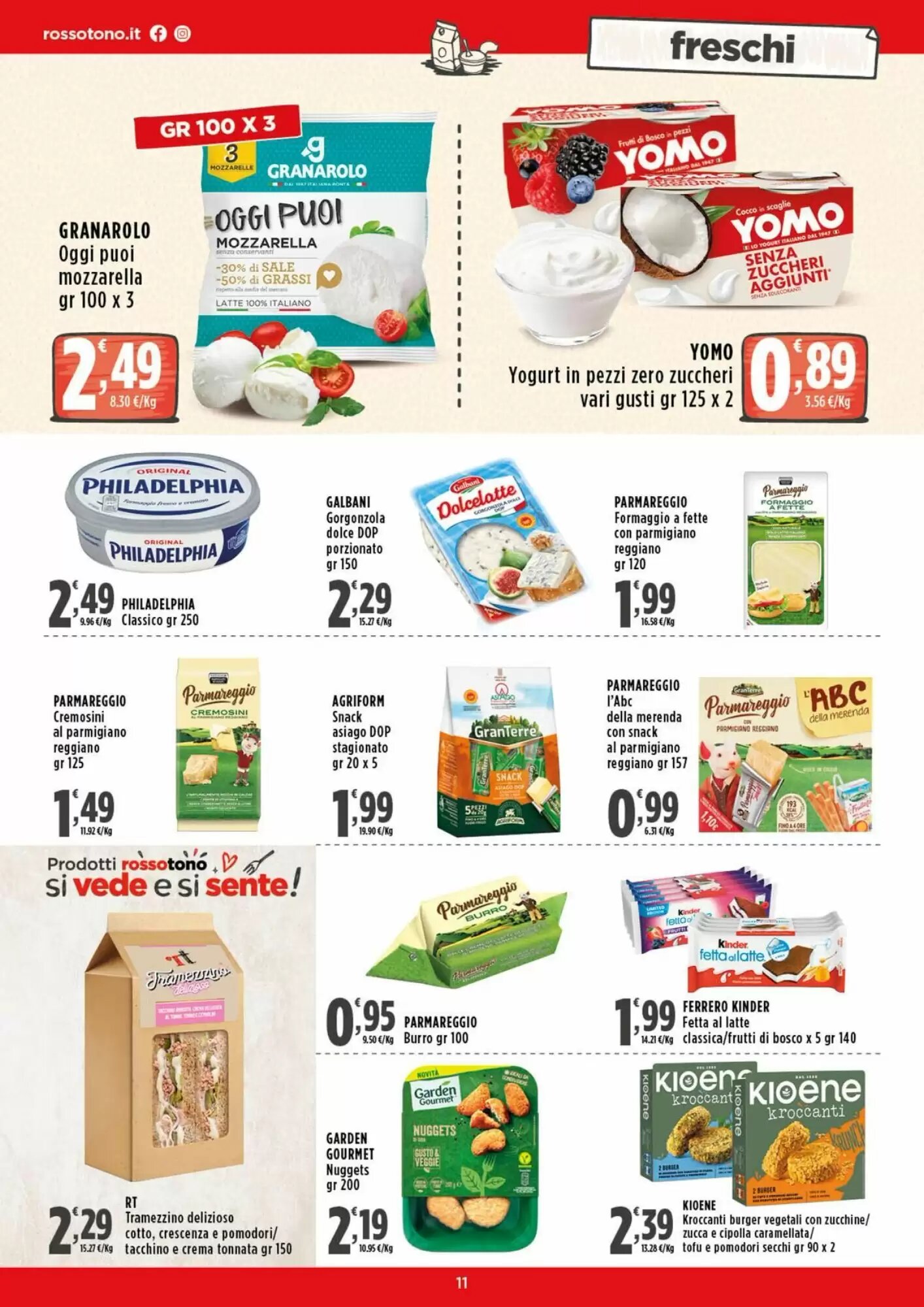 Volantino promozionale Rossotono  valide dal 28/09/2026 - Pagina 11.