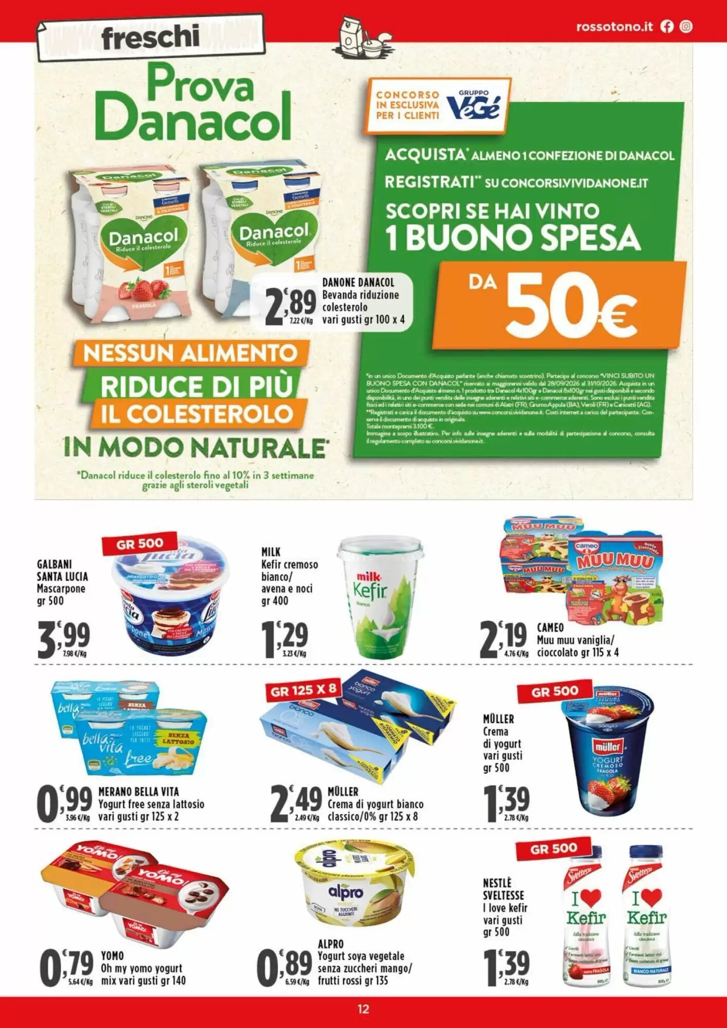 Volantino promozionale Rossotono  valide dal 28/09/2026 - Pagina 12.