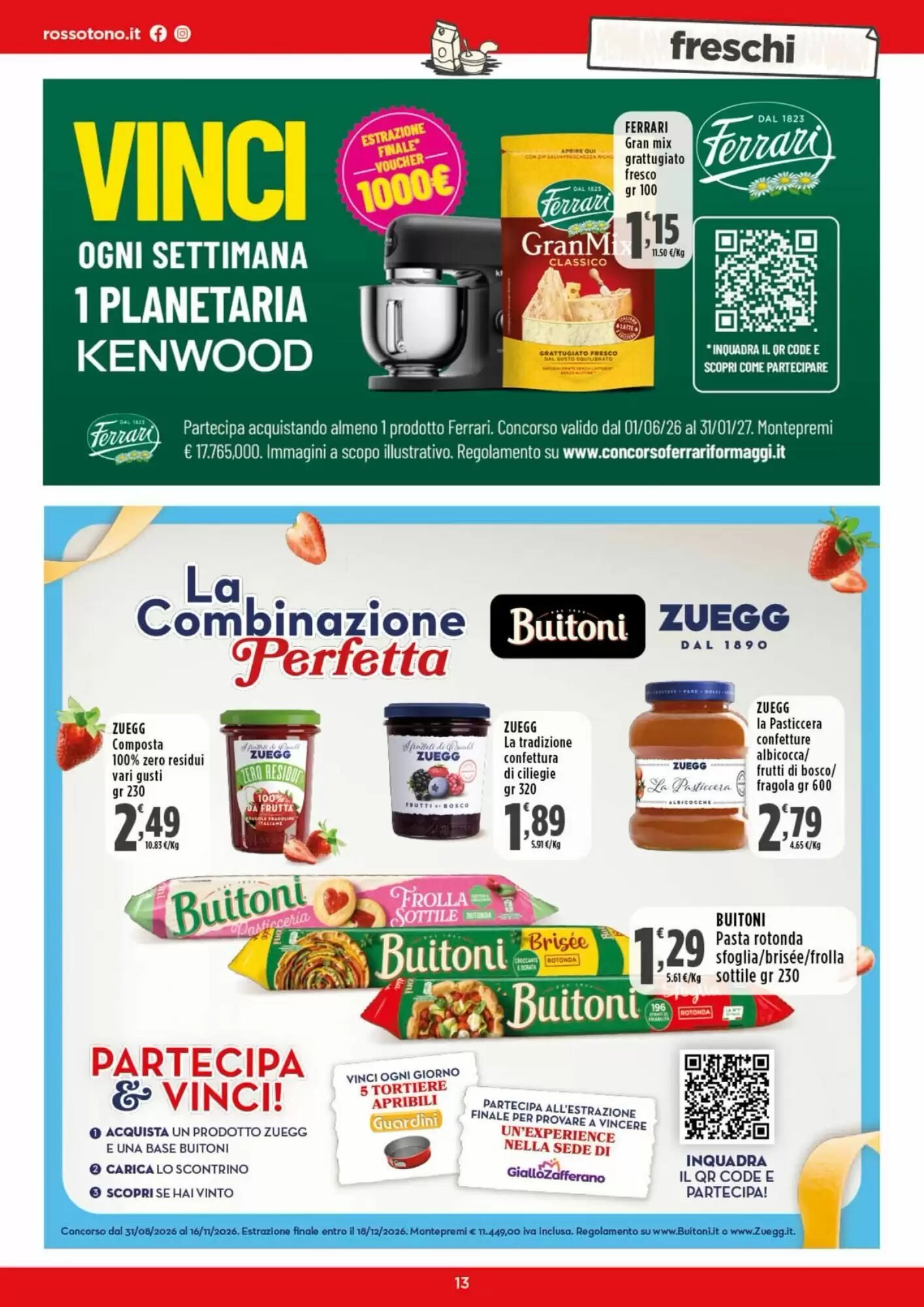 Volantino promozionale Rossotono  valide dal 28/09/2026 - Pagina 13.