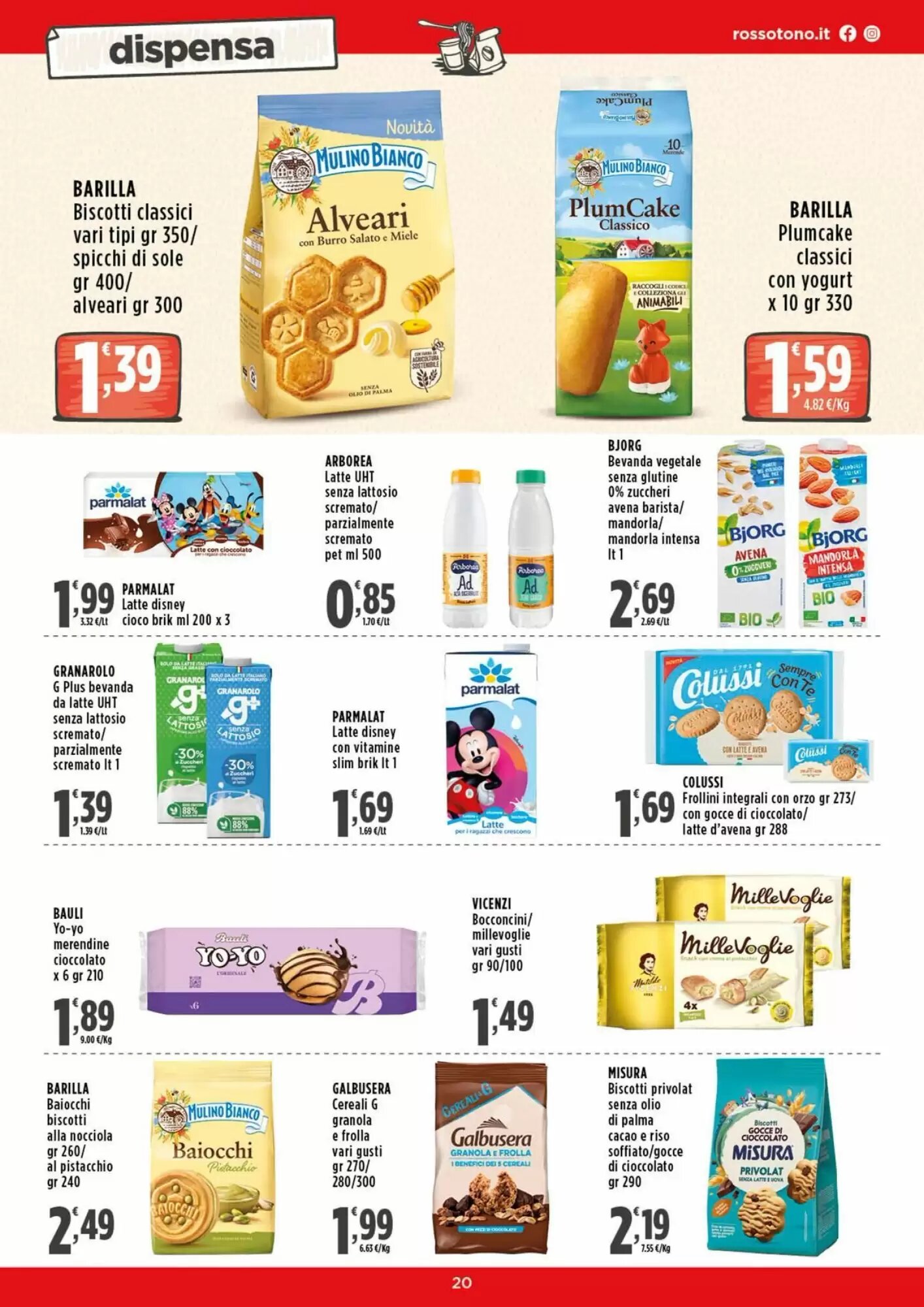 Volantino promozionale Rossotono  valide dal 28/09/2026 - Pagina 20.