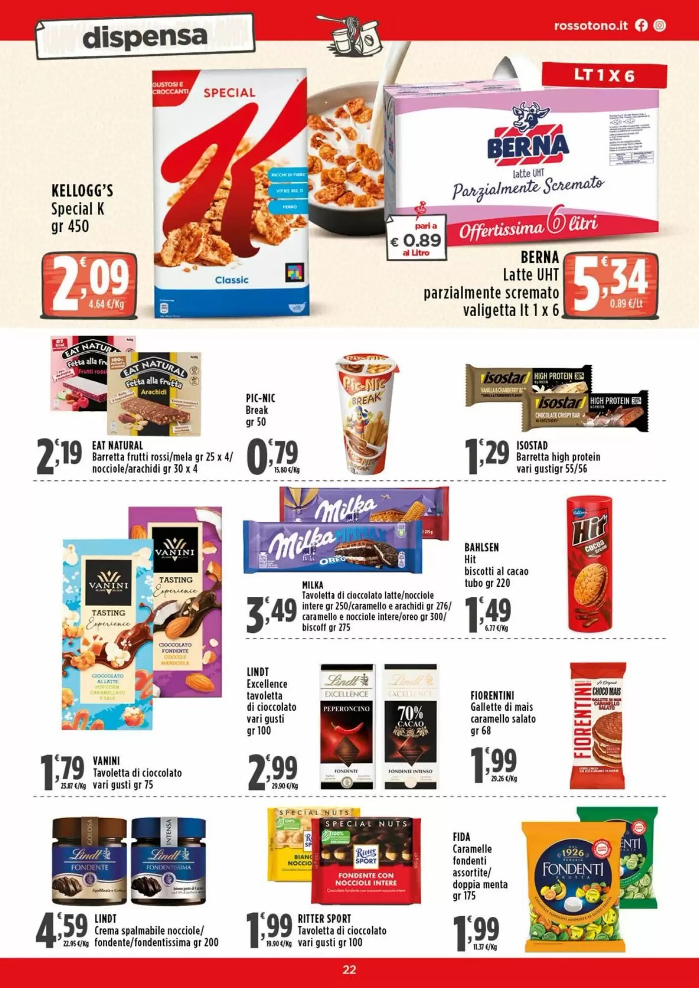 Volantino promozionale Rossotono  valide dal 28/09/2026 - Pagina 22.