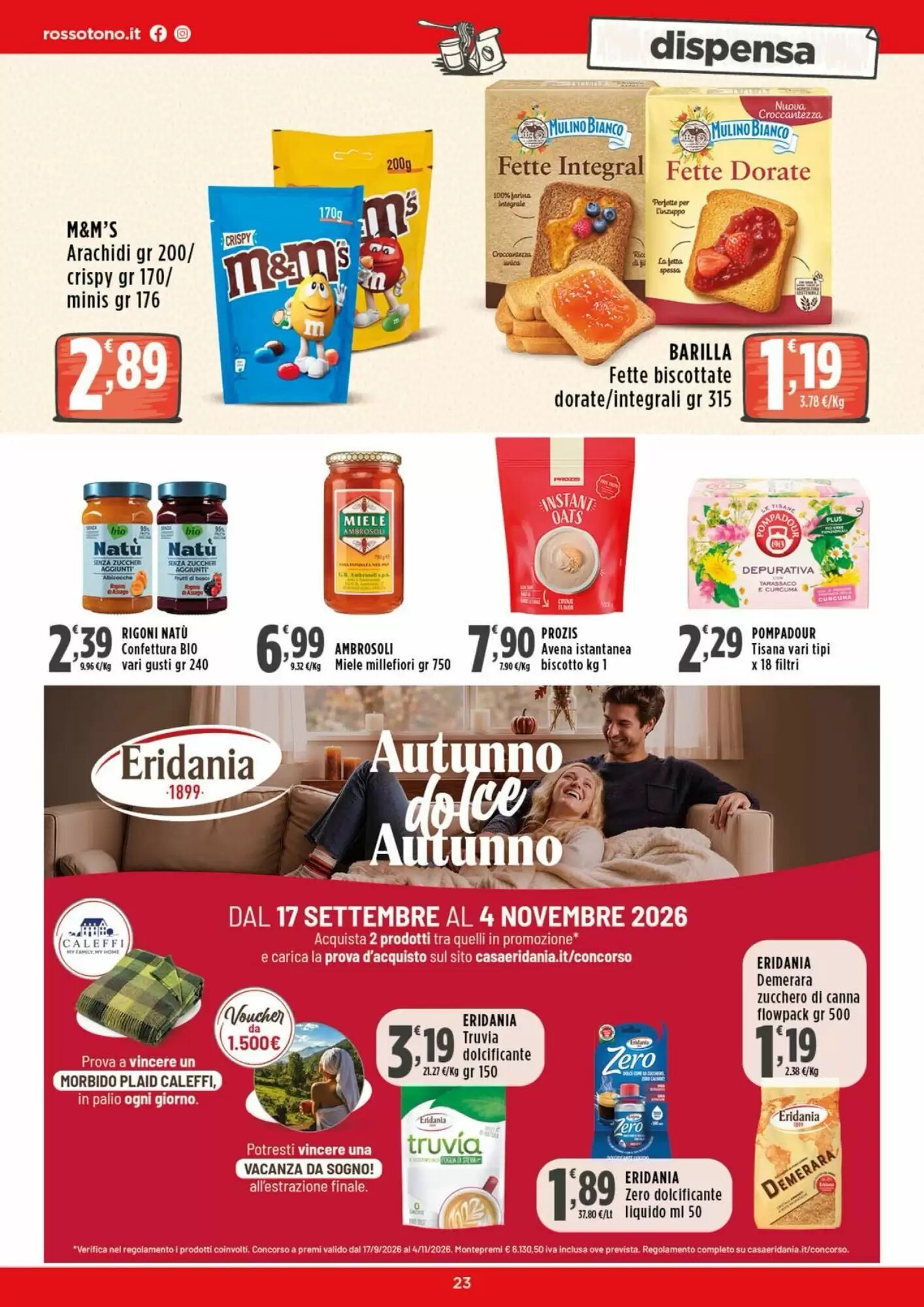 Volantino promozionale Rossotono  valide dal 28/09/2026 - Pagina 23.