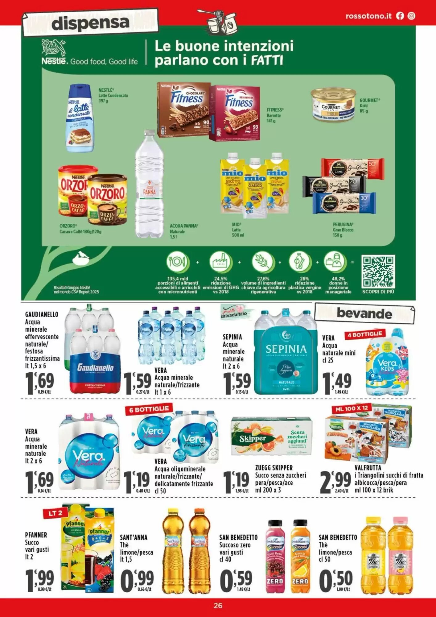 Volantino promozionale Rossotono  valide dal 28/09/2026 - Pagina 26.