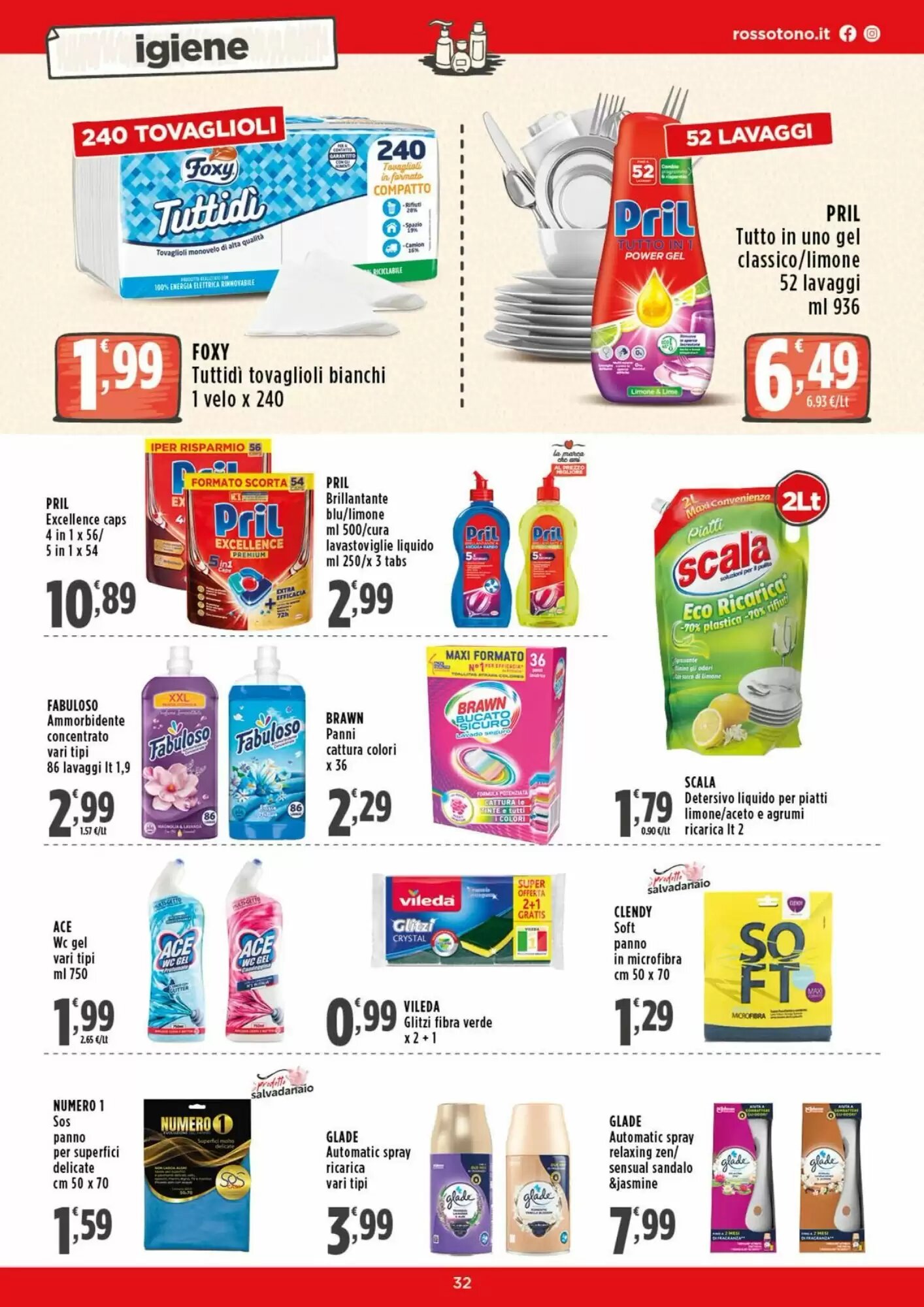 Volantino promozionale Rossotono  valide dal 28/09/2026 - Pagina 32.