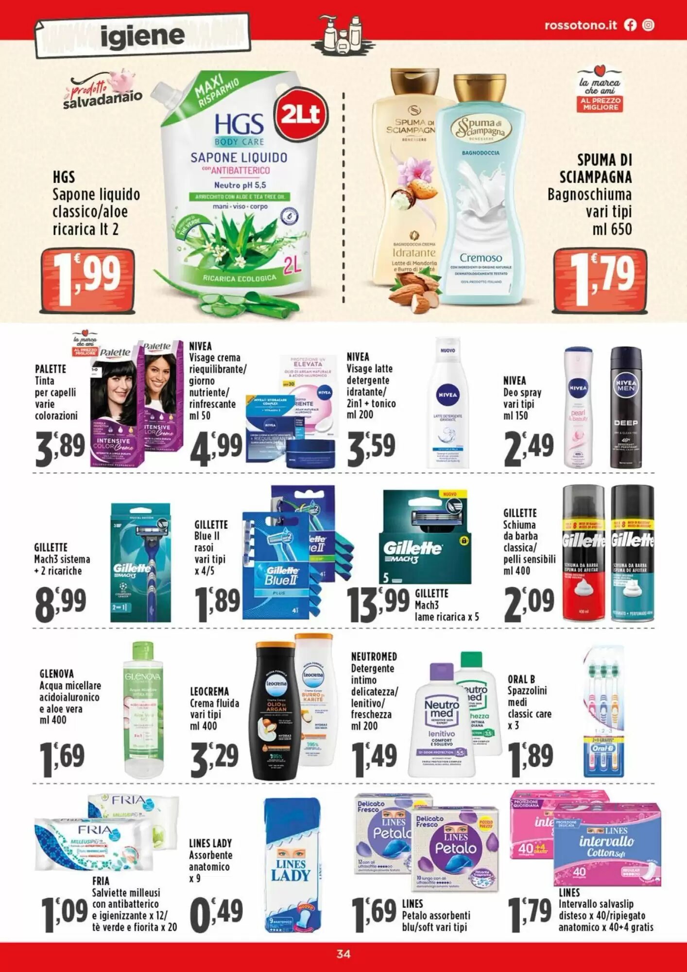 Volantino promozionale Rossotono  valide dal 28/09/2026 - Pagina 34.