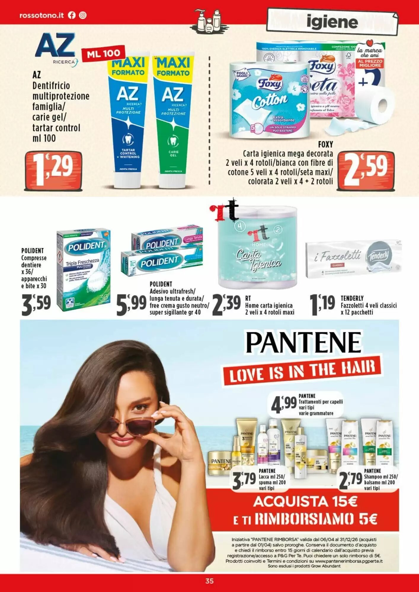 Volantino promozionale Rossotono  valide dal 28/09/2026 - Pagina 35.